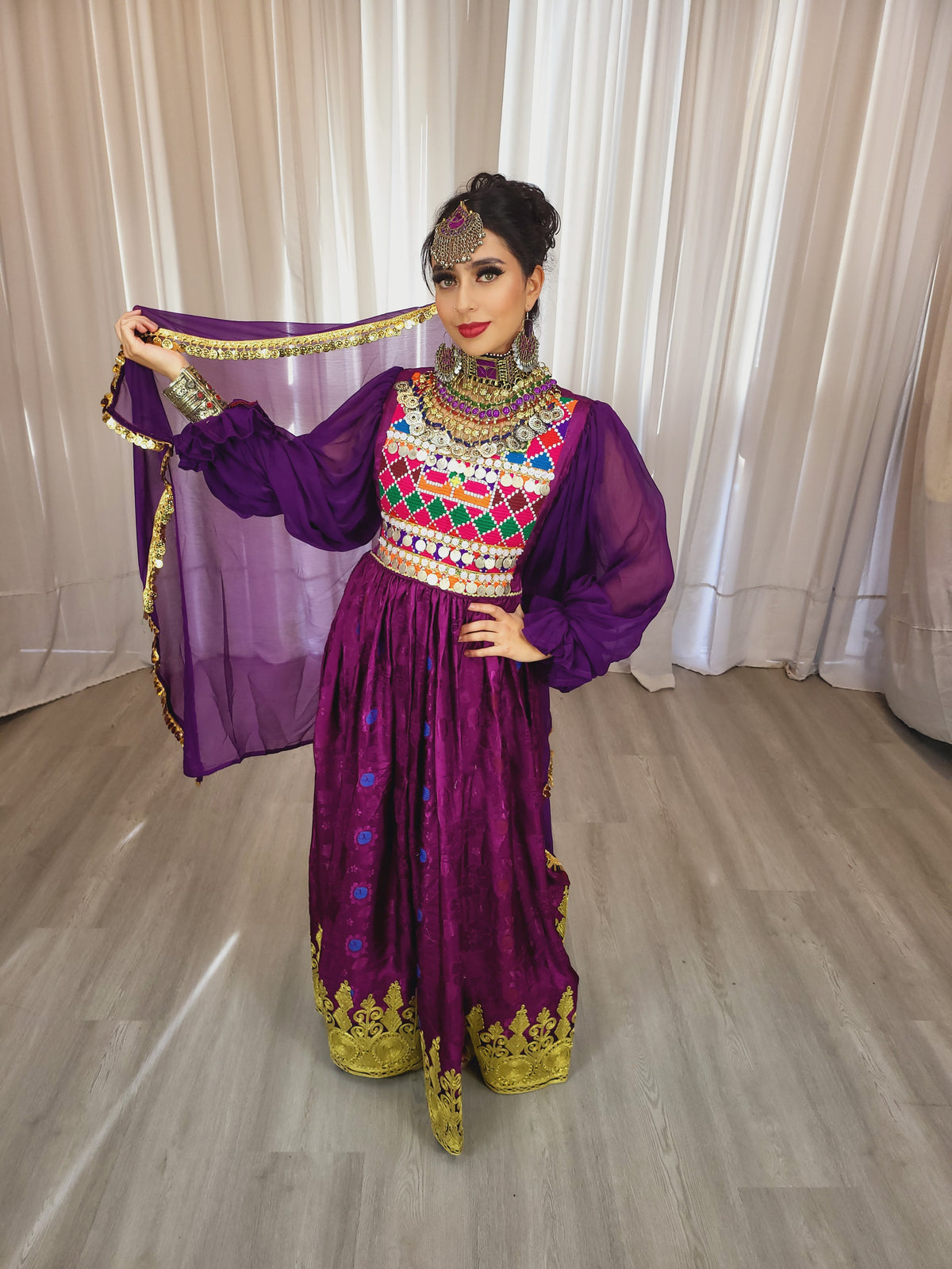 Purple Gule Bakhmal