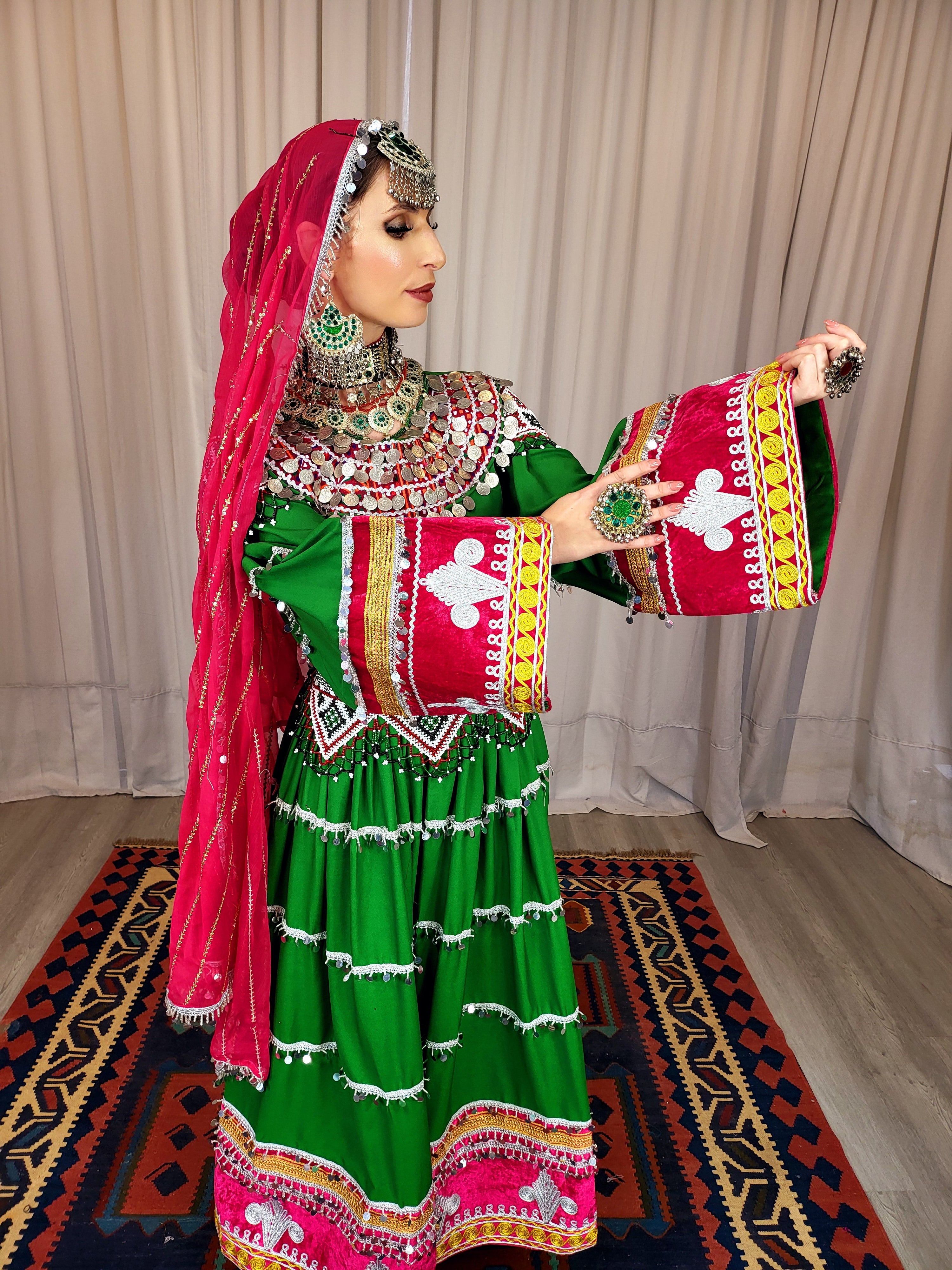 Green Sikka Dress
