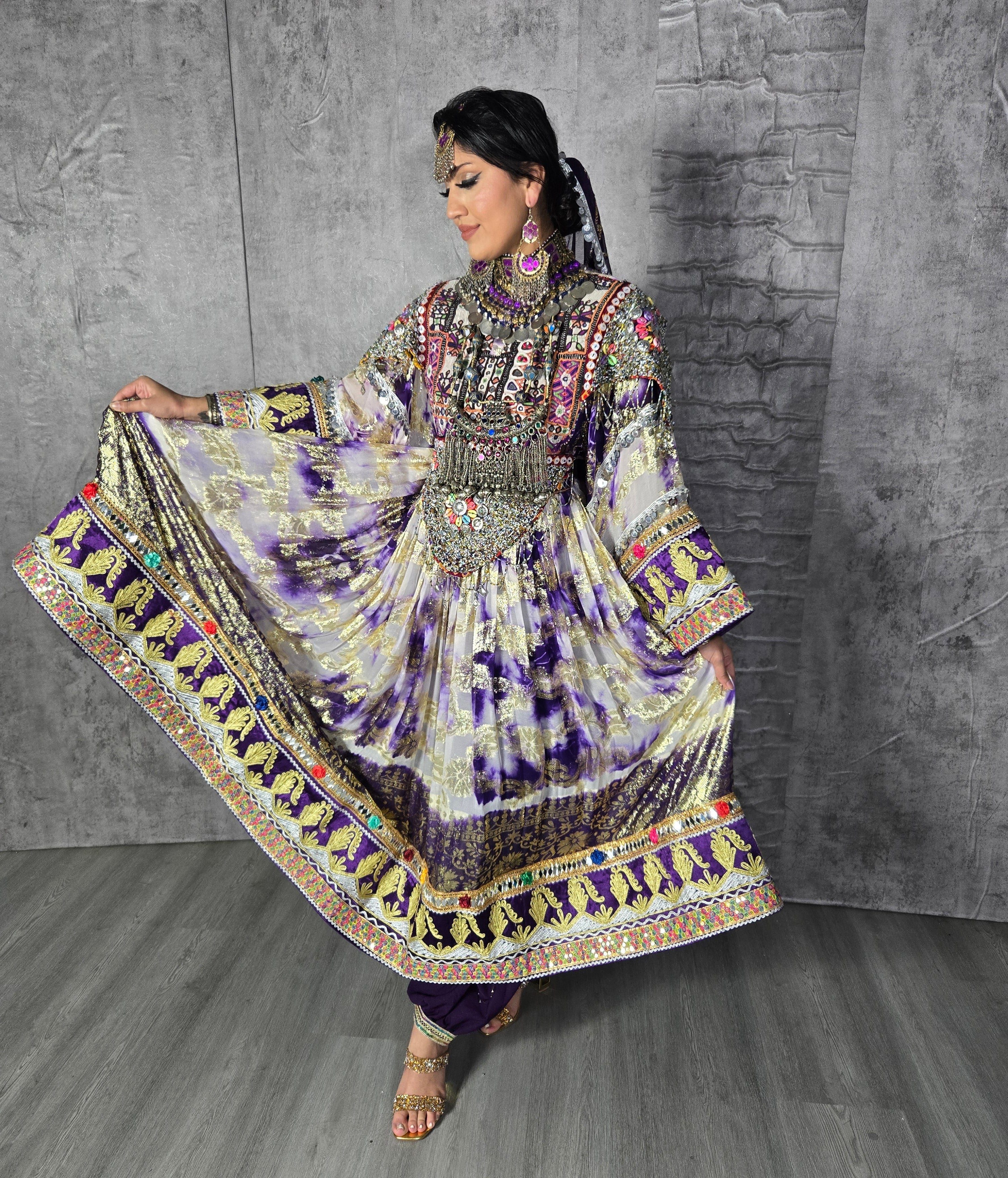 Purple Barosha Dress