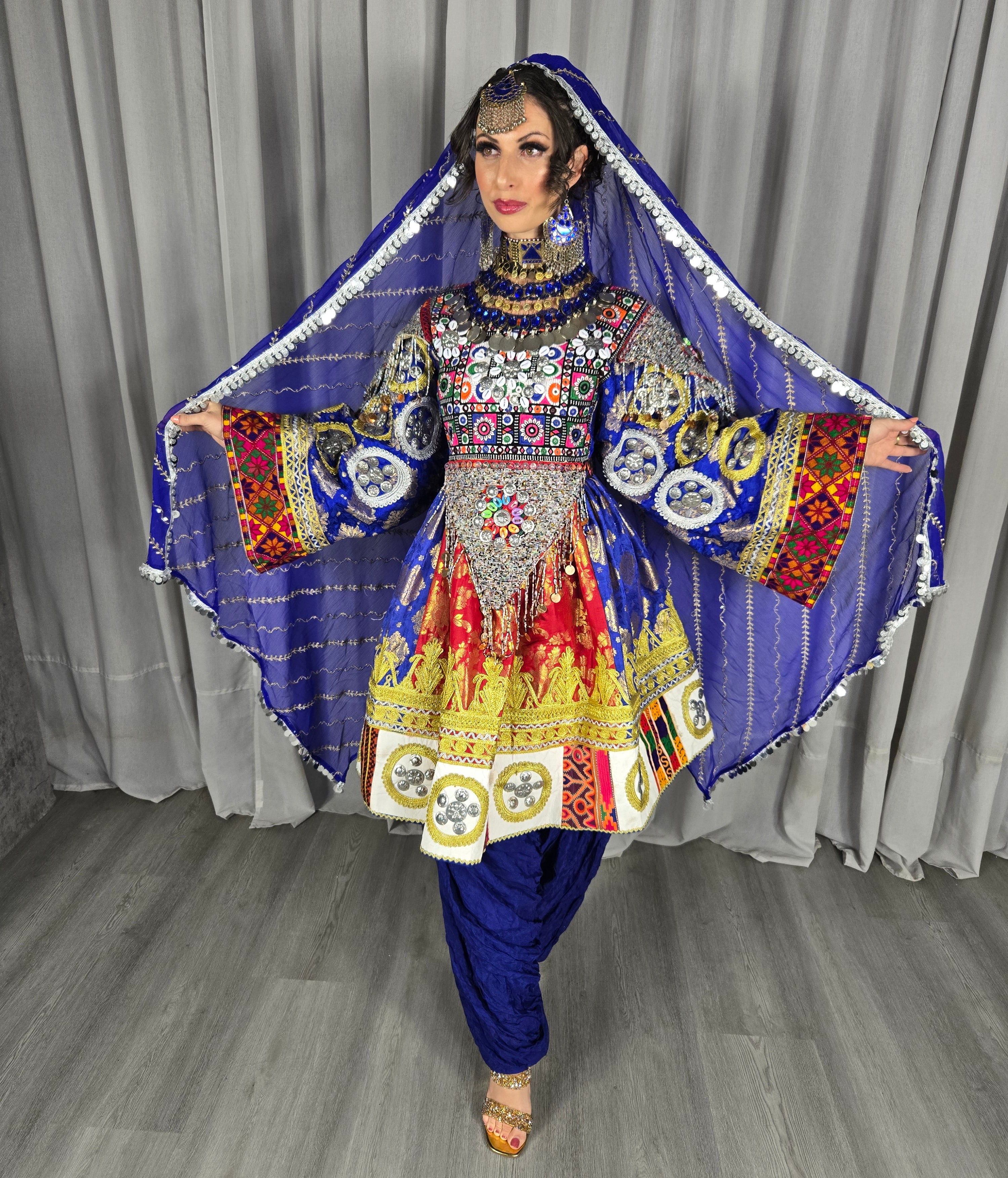 Plated Banaras Dress #2