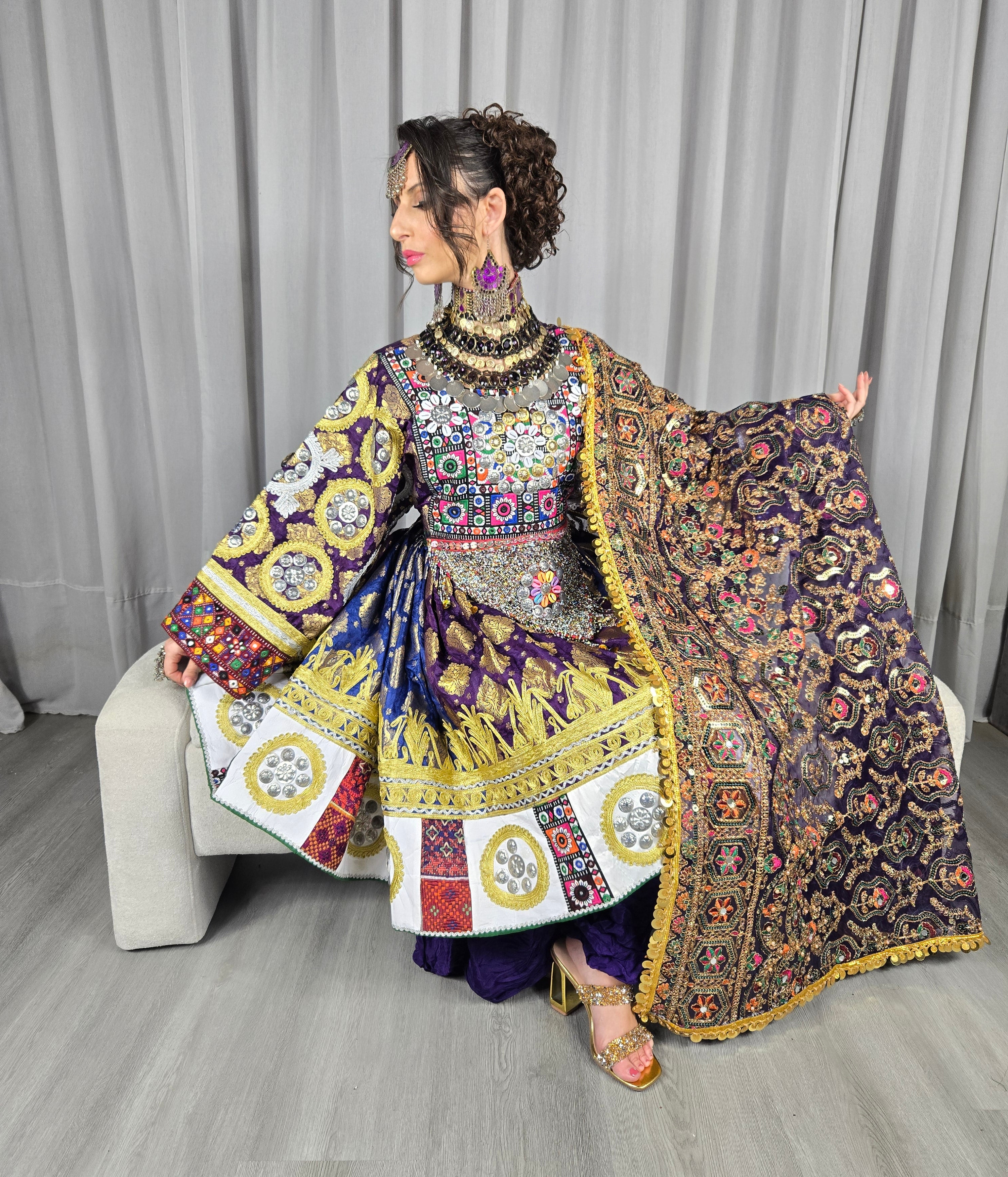 Plated Banaras Dress #7