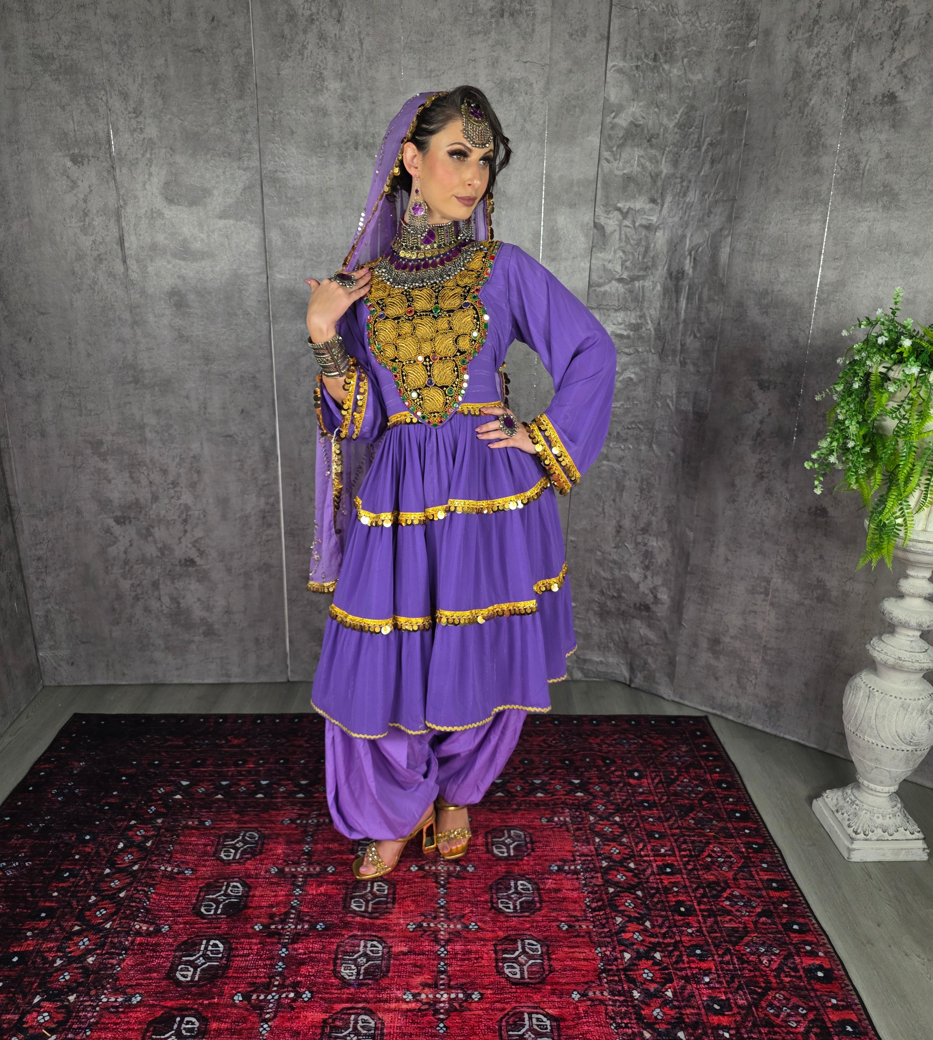 Flowy Short Light Purple