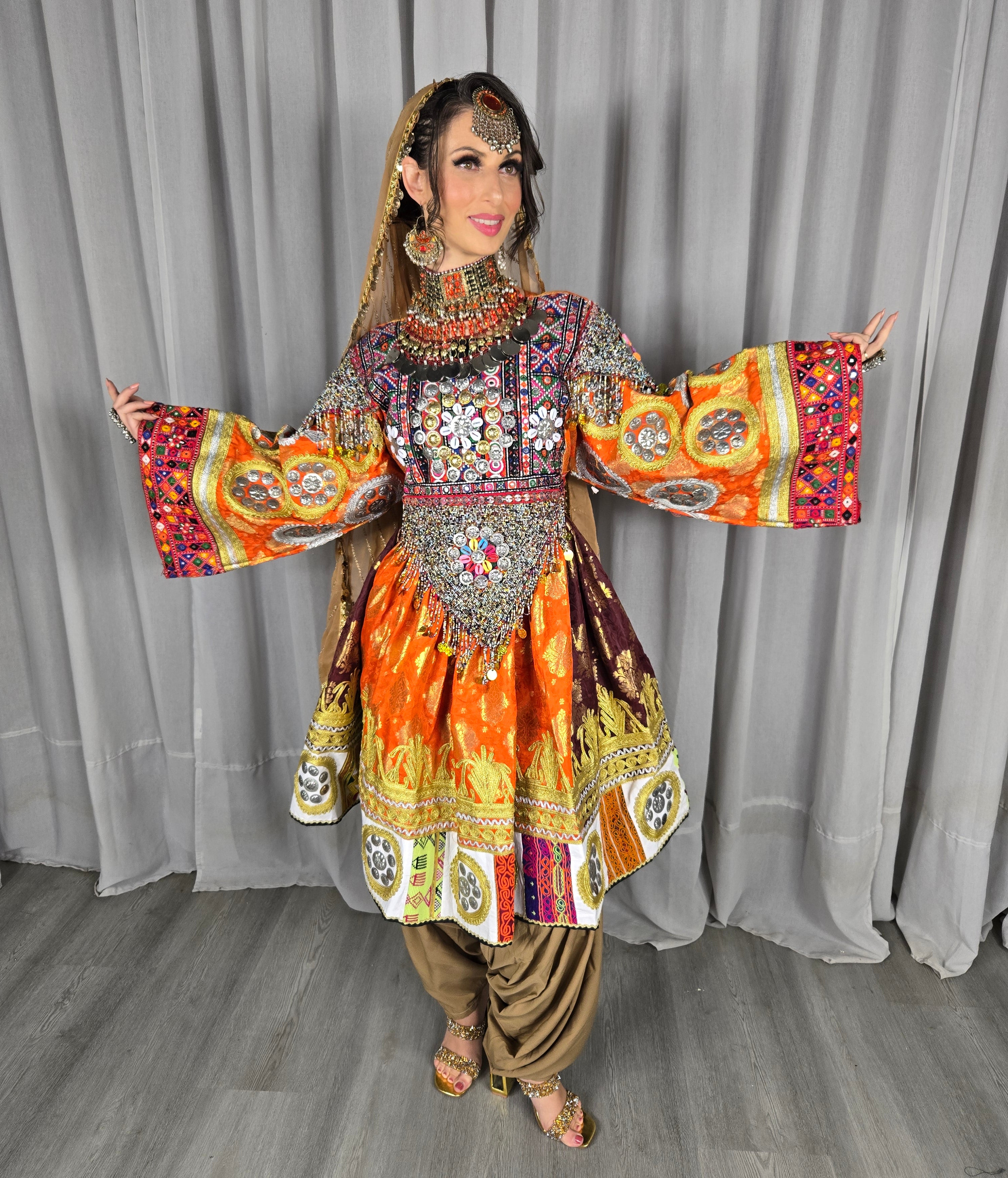 Plated Banaras Dress #3
