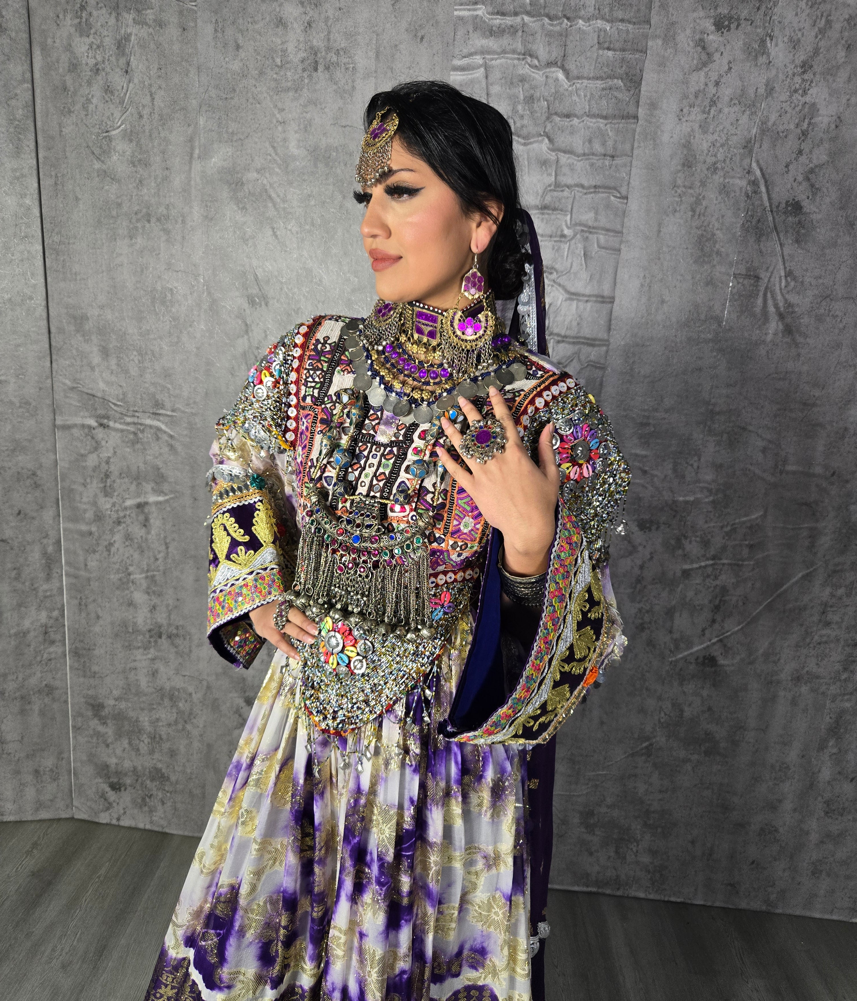 Purple Barosha Dress