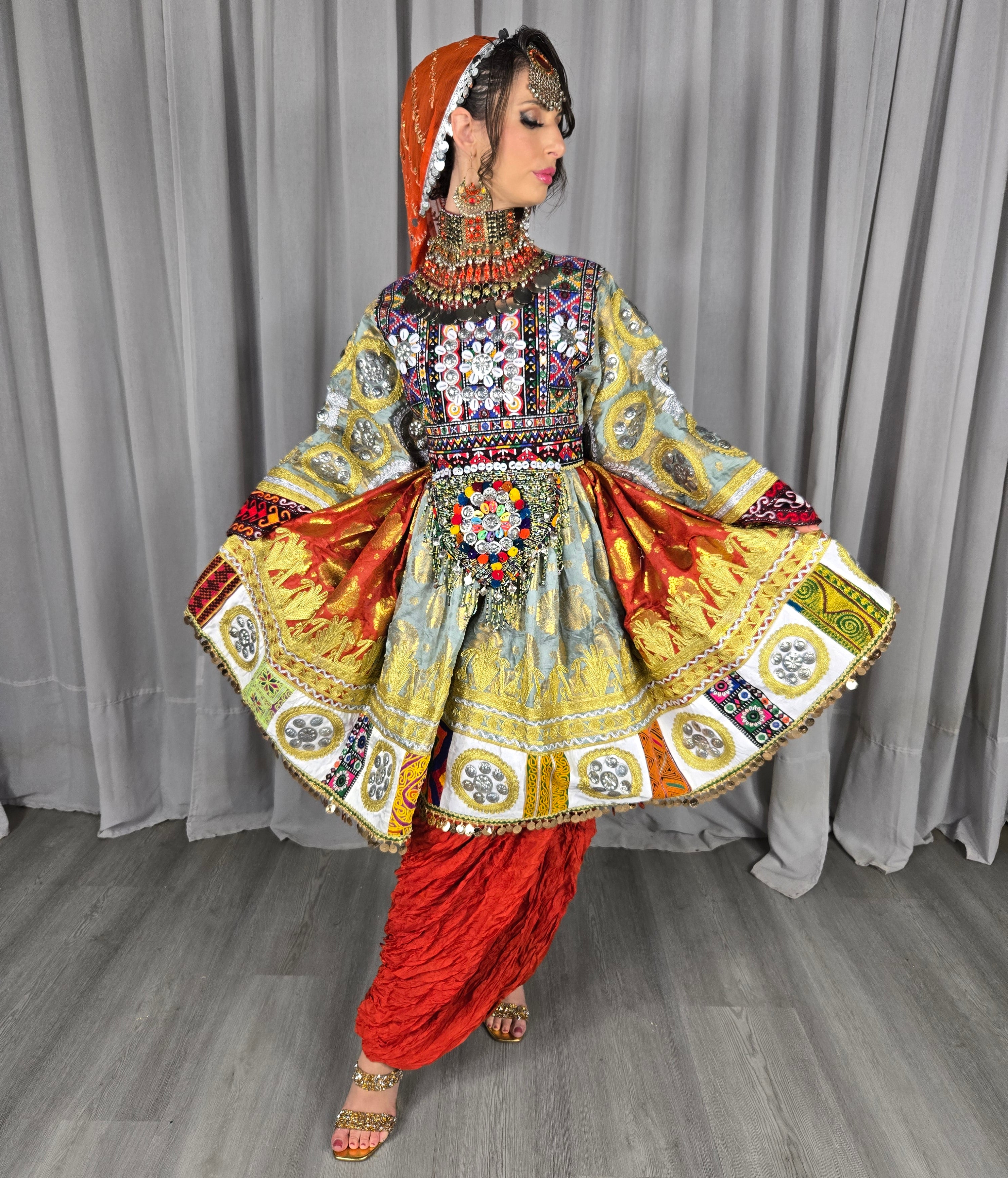 Plated Banaras Dress #6