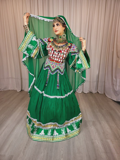 Green Sikka Dress