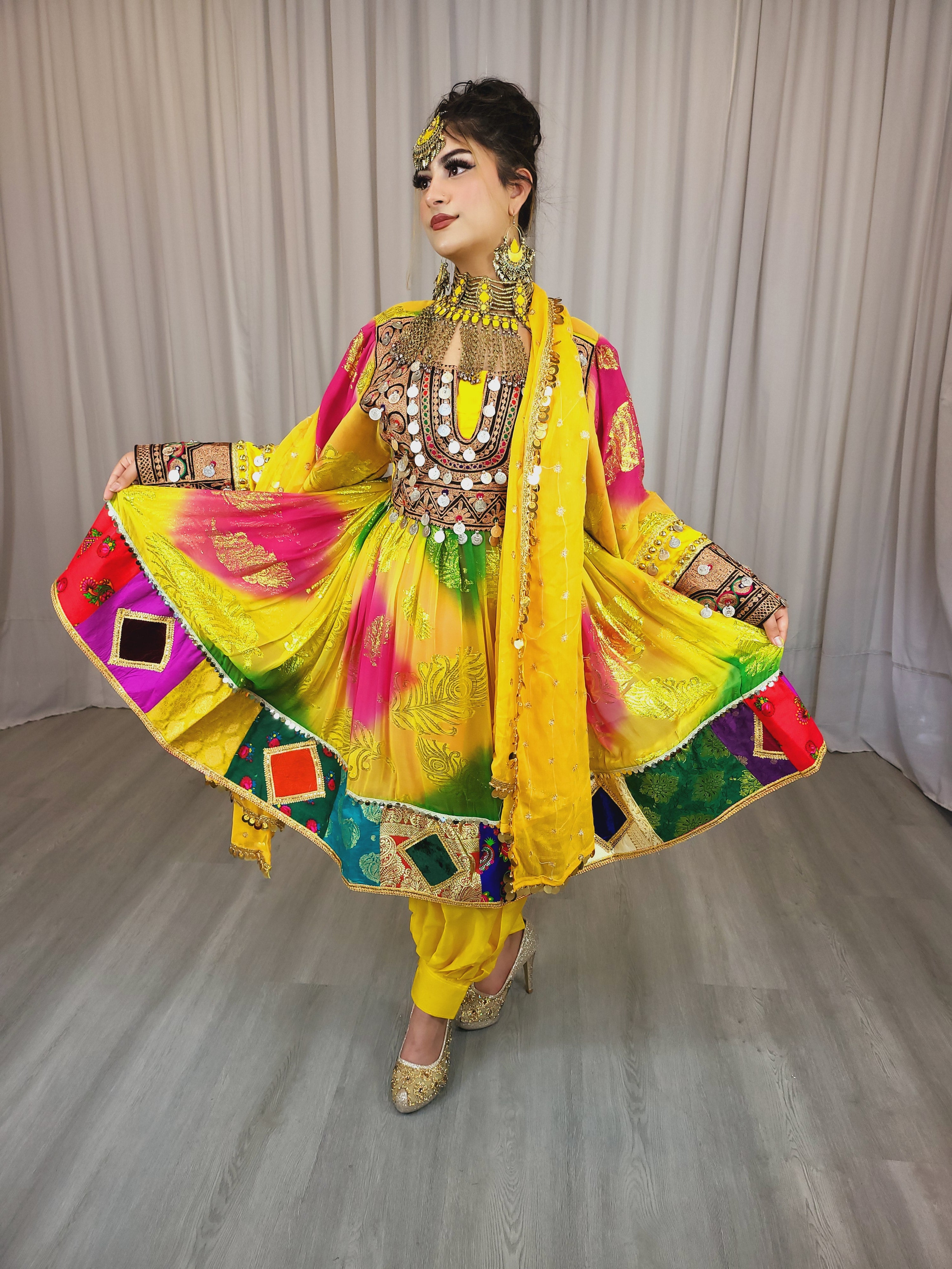 Yellow Barosha Dress