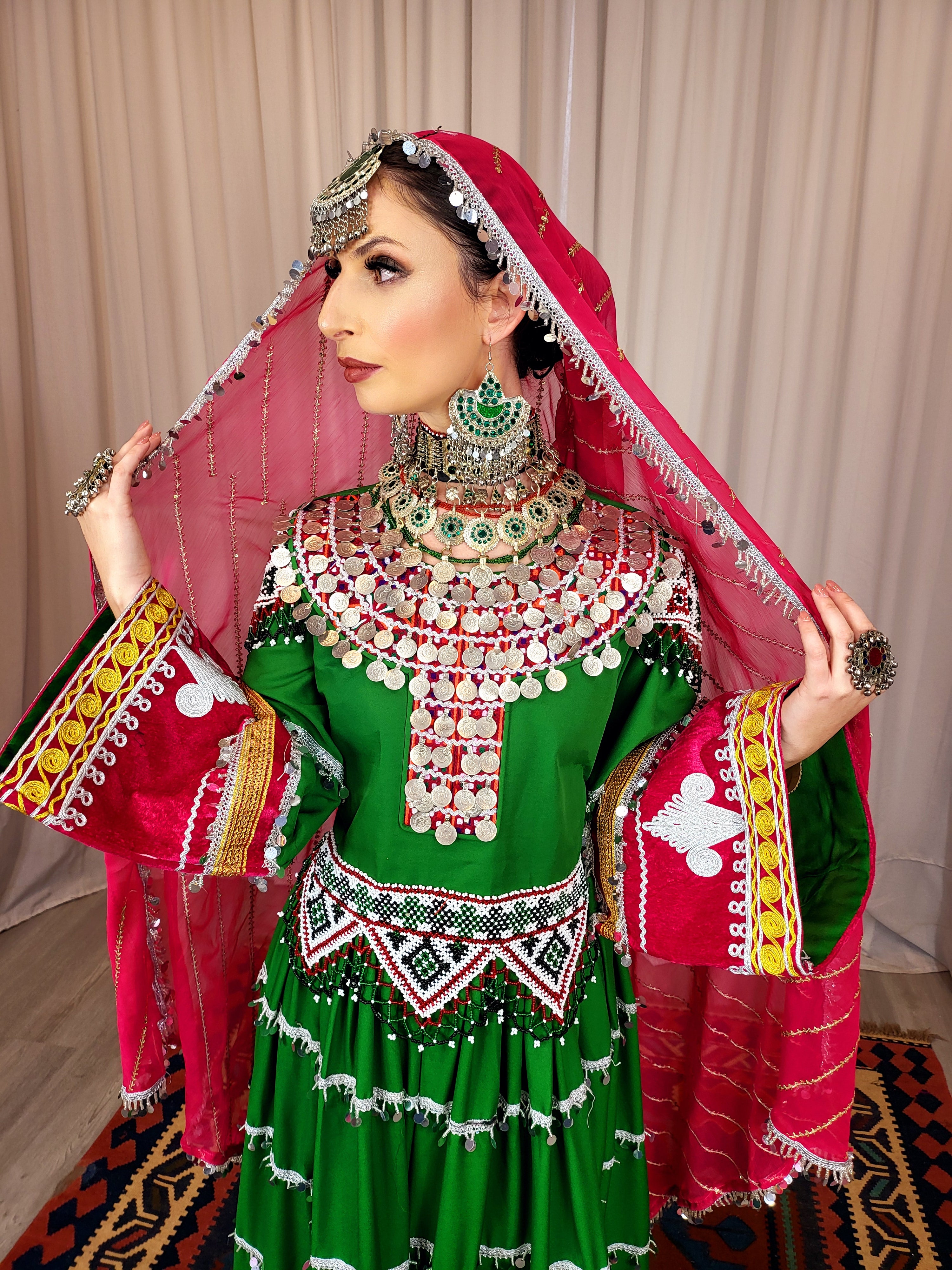Green Sikka Dress
