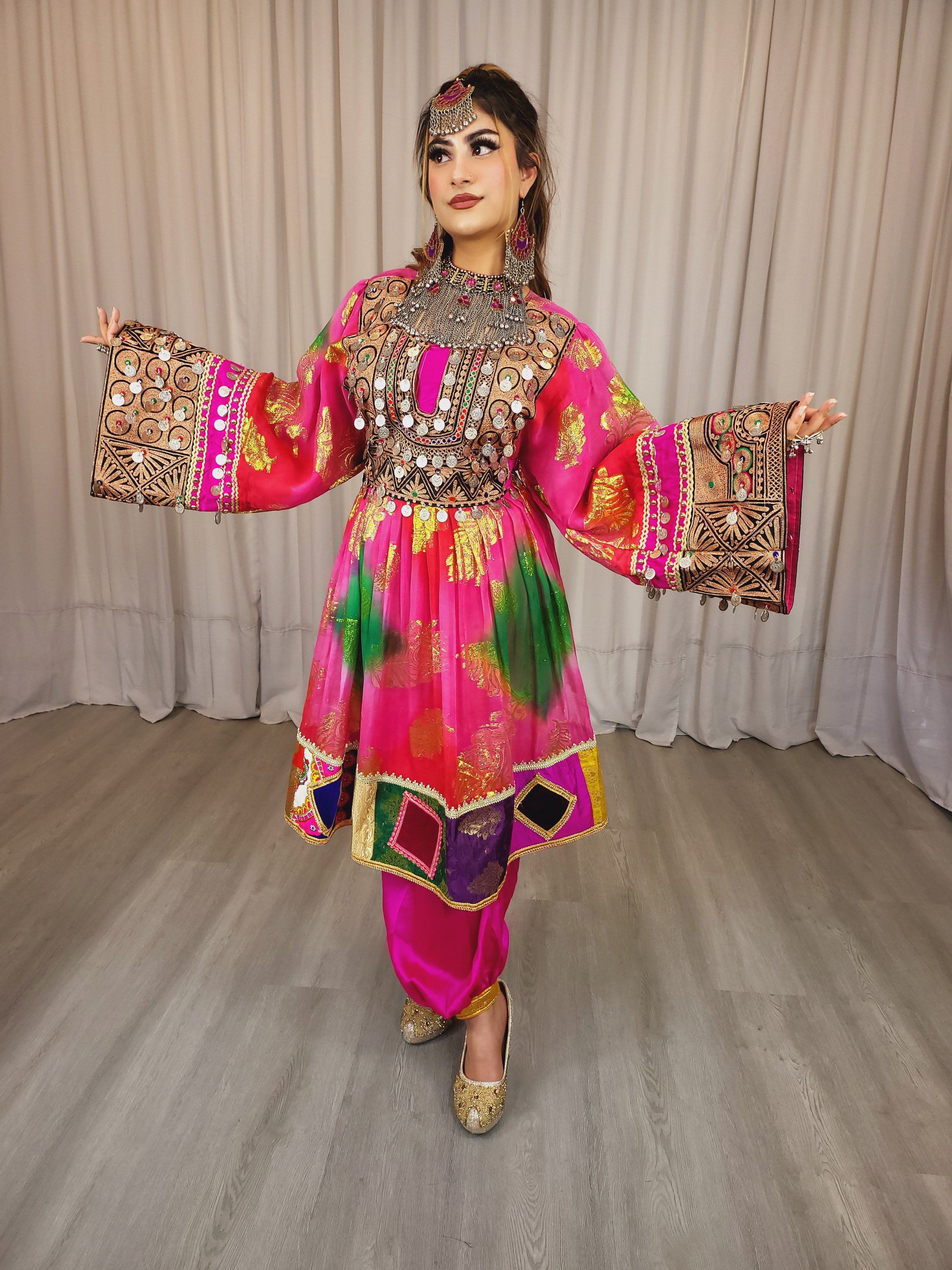 Hot Pink Barosha Dress