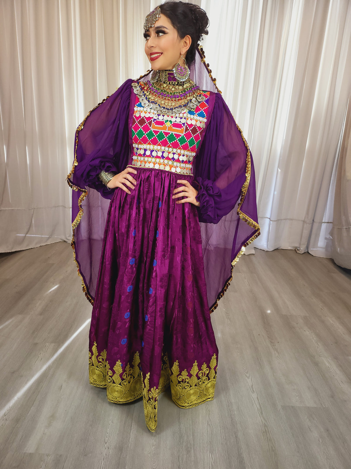 Purple Gule Bakhmal