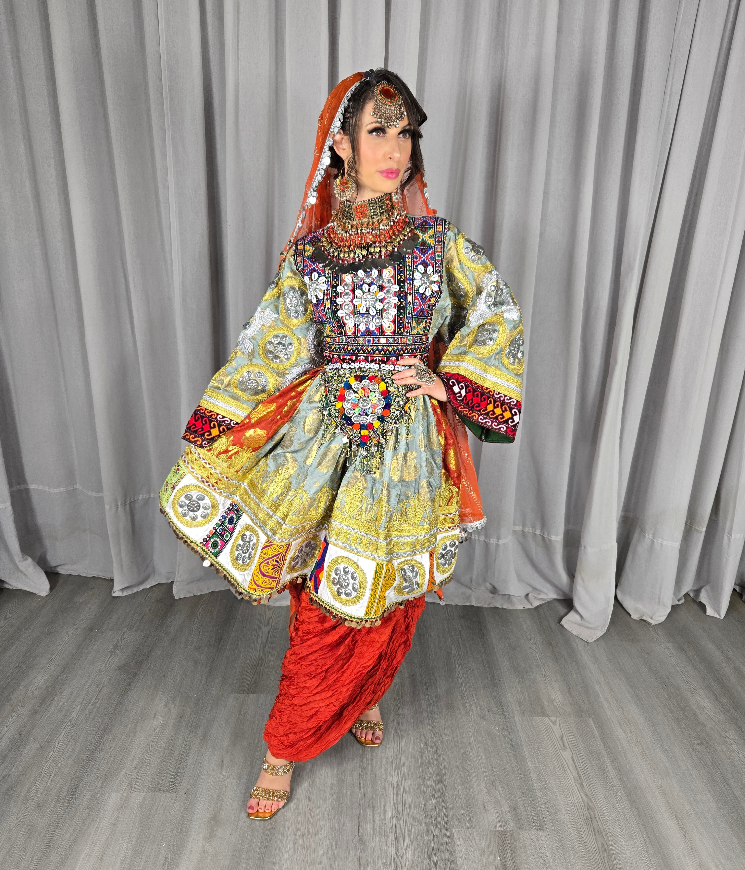 Plated Banaras Dress #6