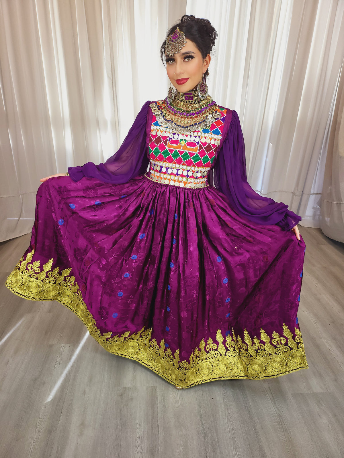 Purple Gule Bakhmal