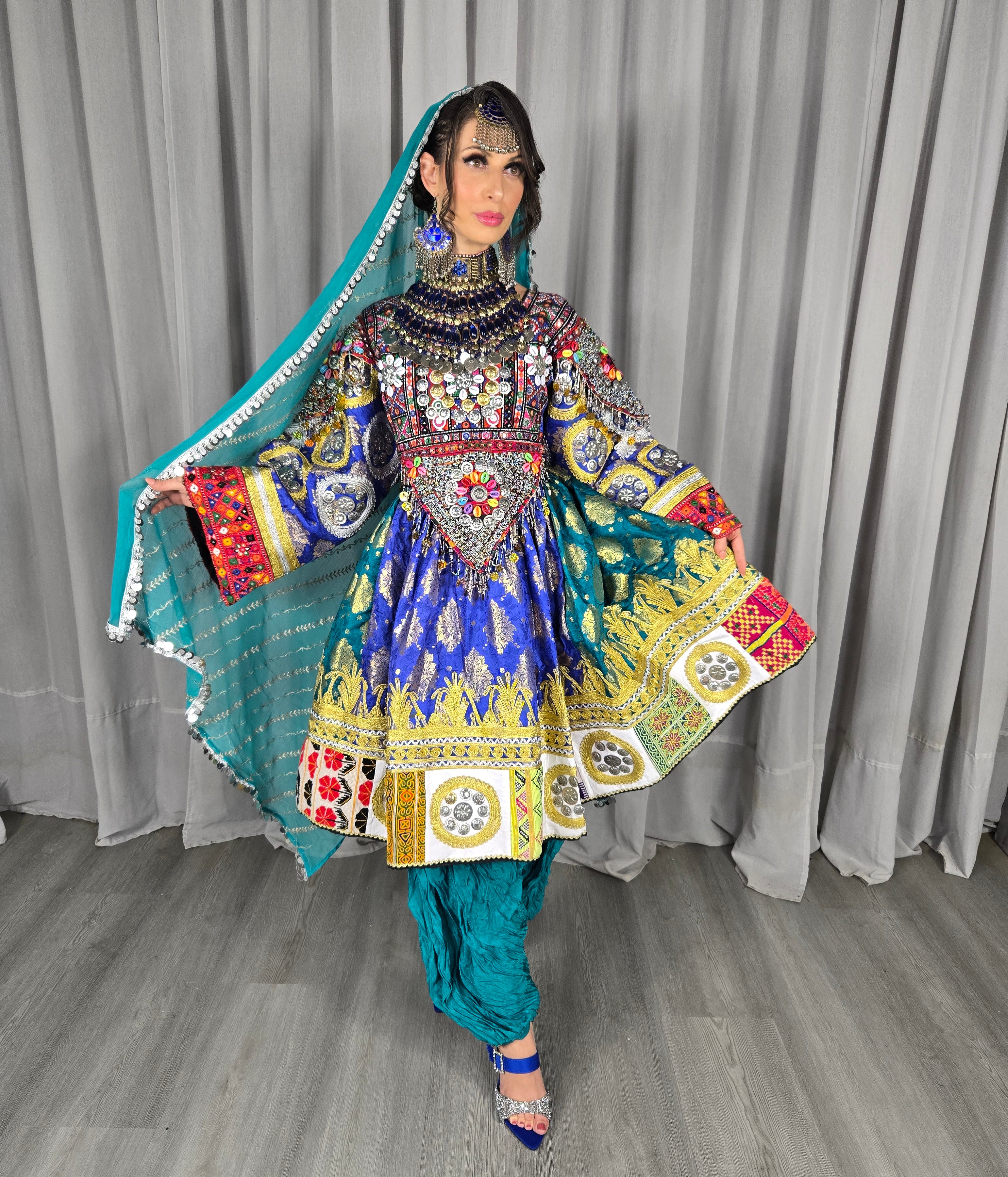 Plated Banaras Dress #5