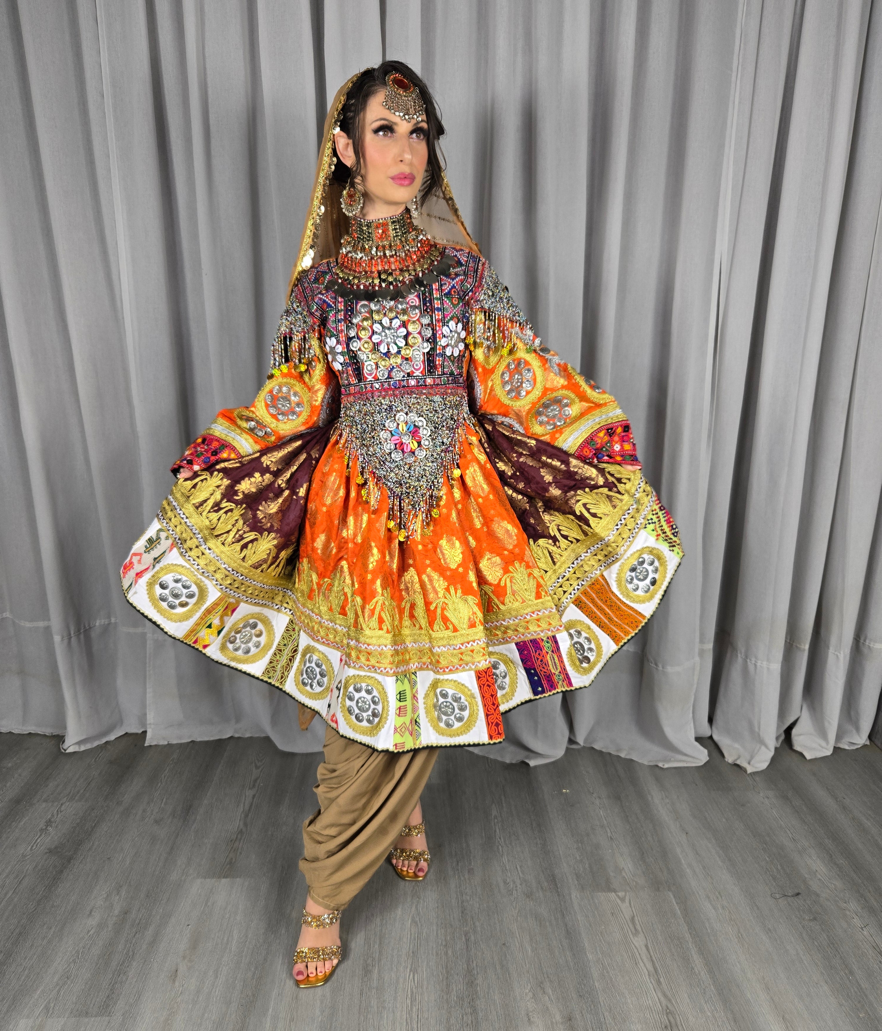 Plated Banaras Dress #3