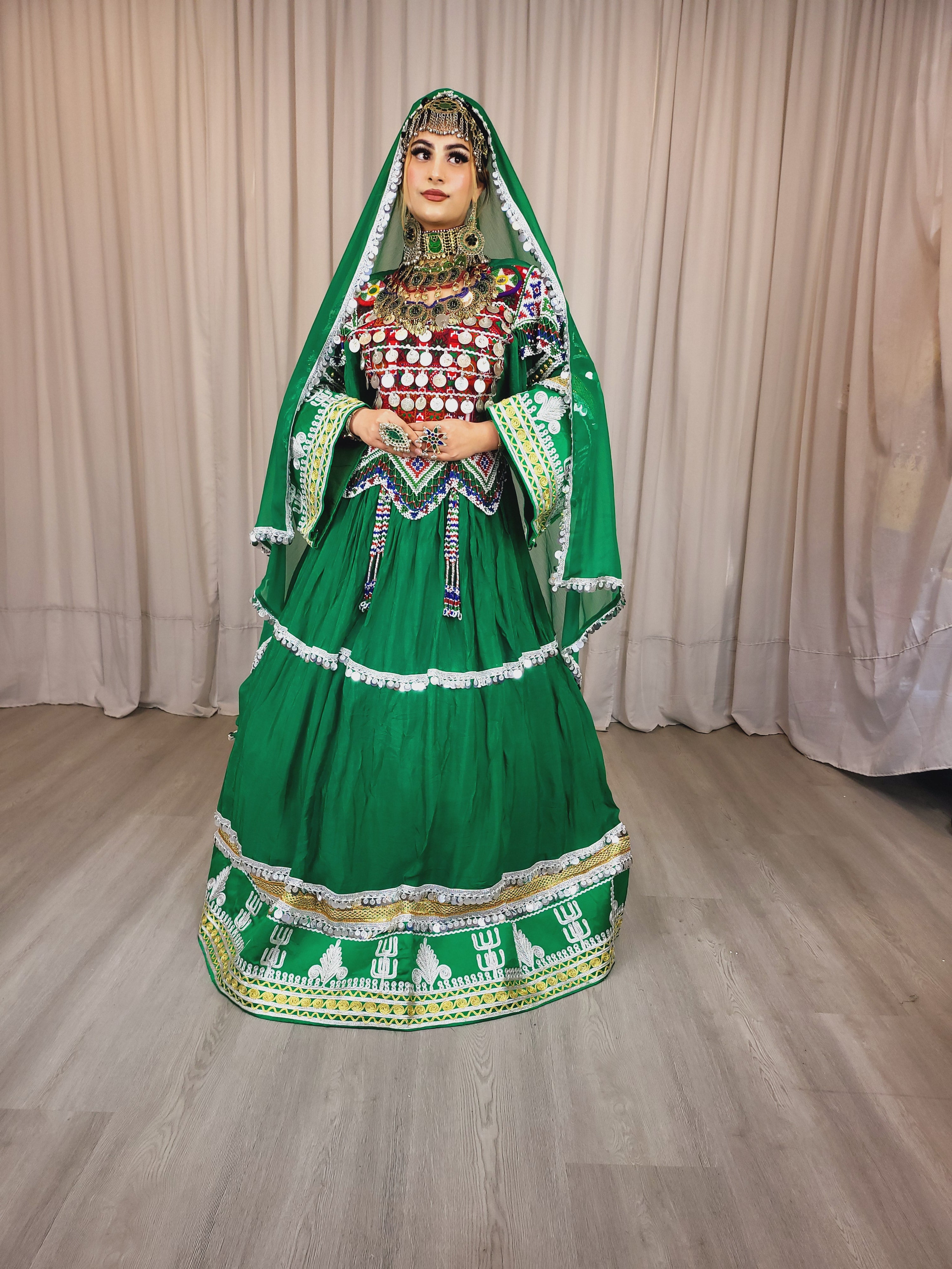Green Sikka Dress