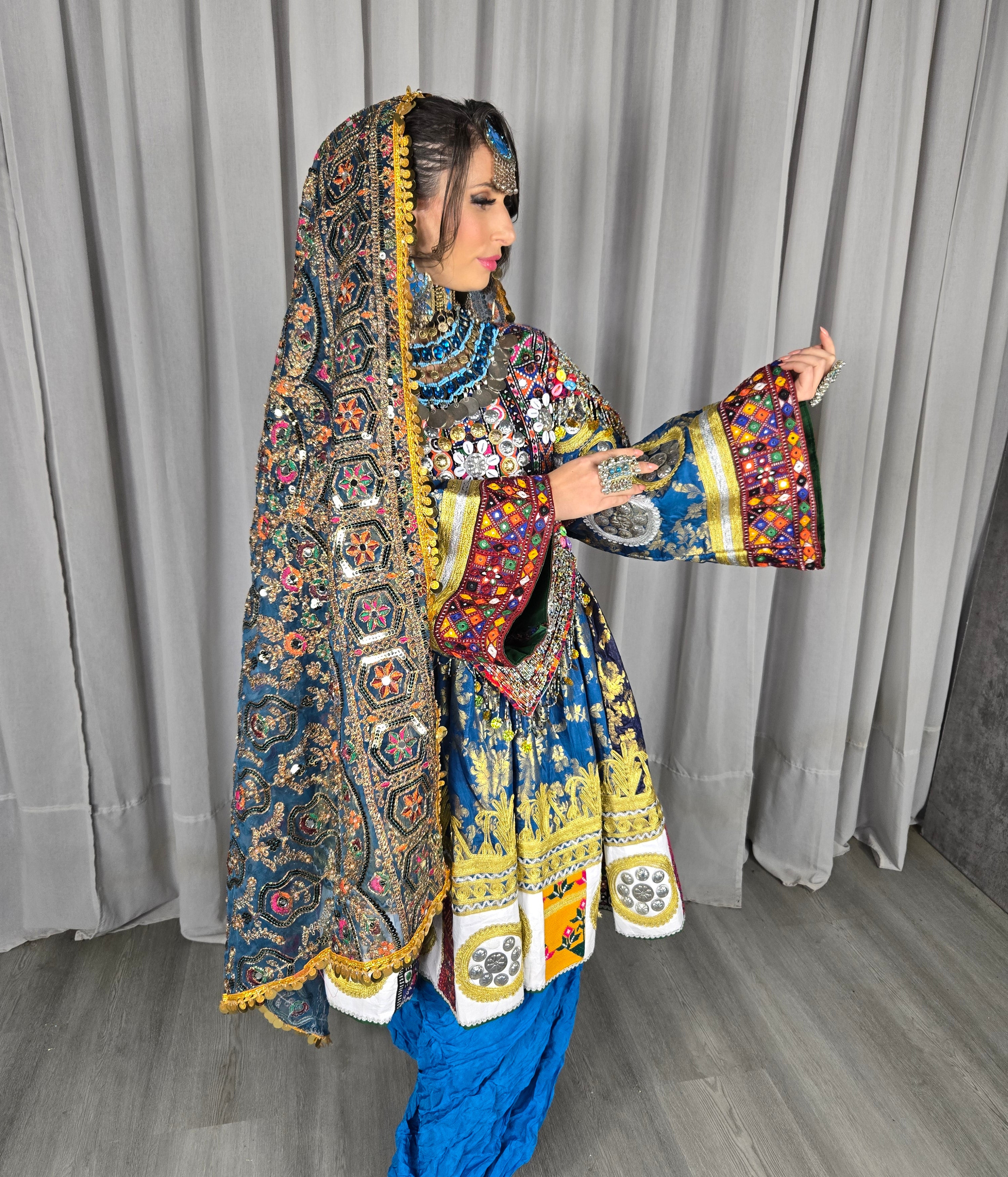 Plated Banaras Dress #8