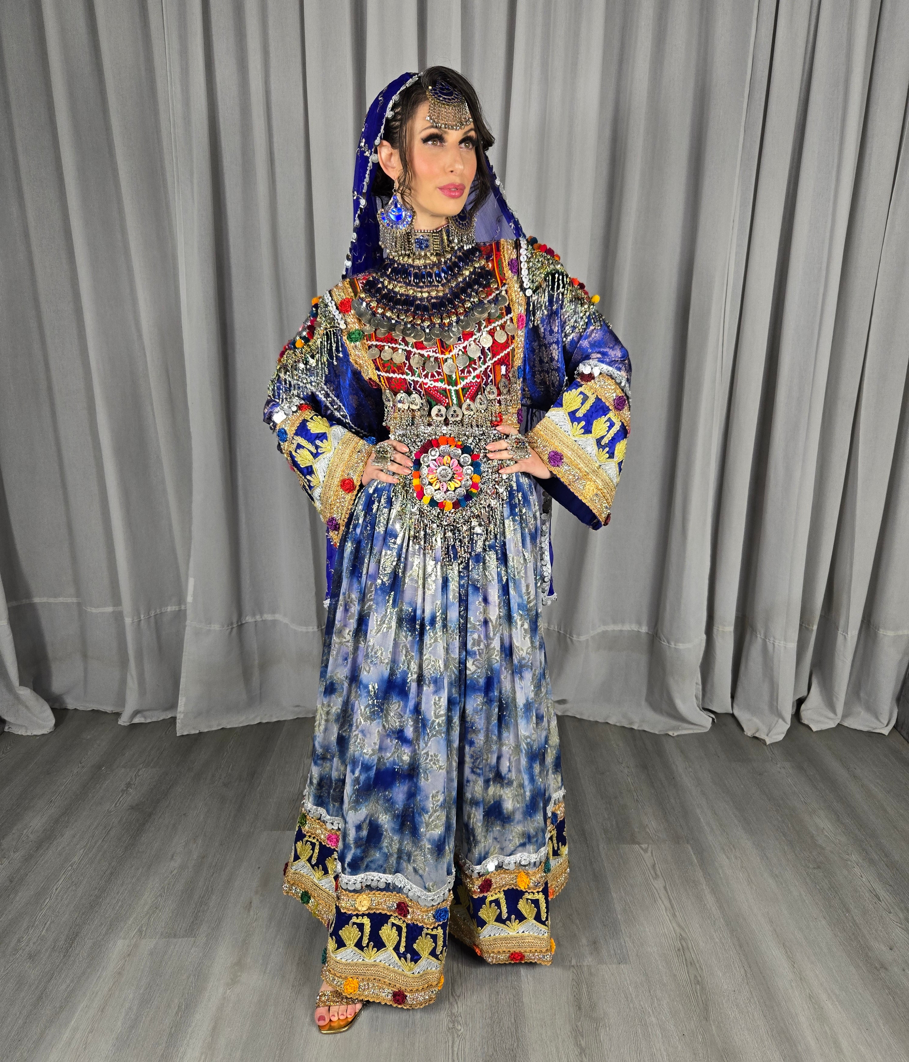 Blue Barosha Dress