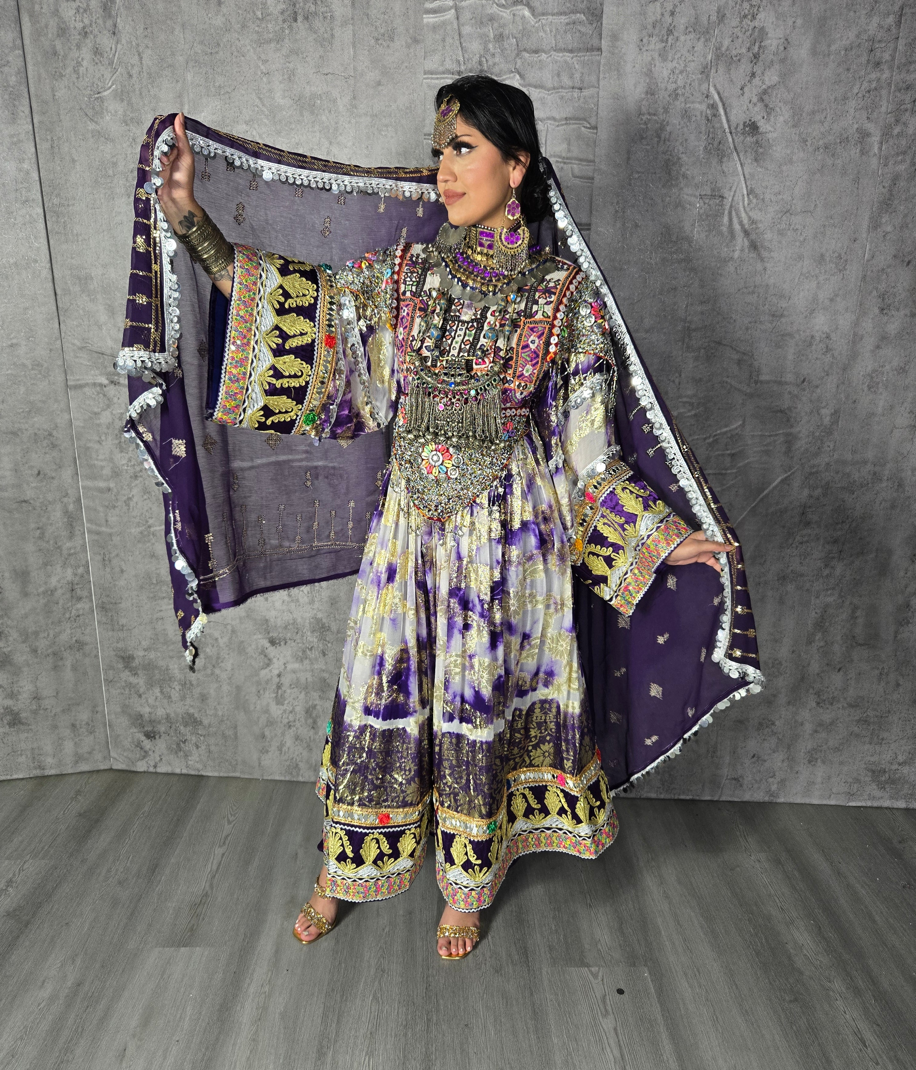 Purple Barosha Dress