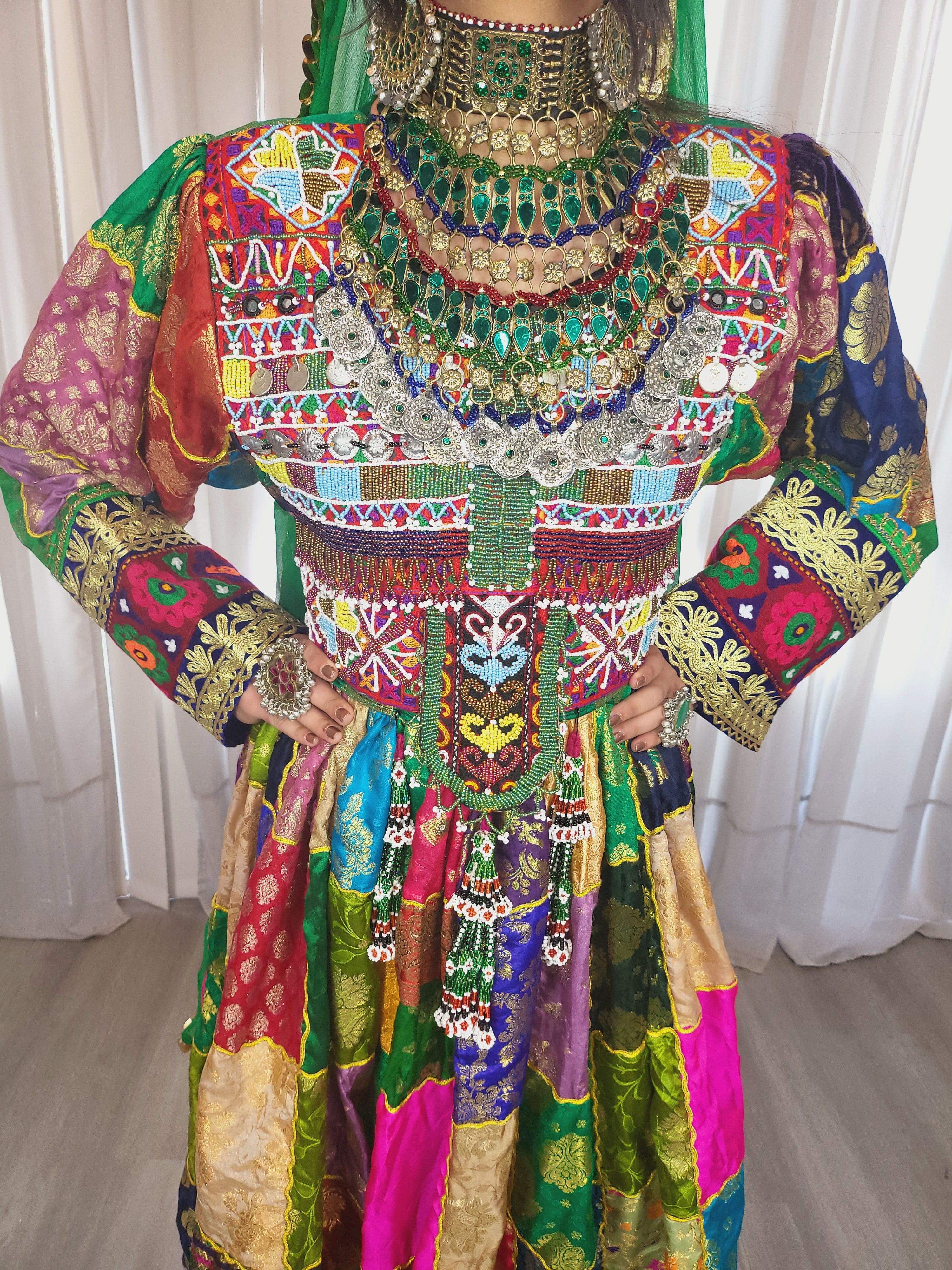 Multi Banaras Dress