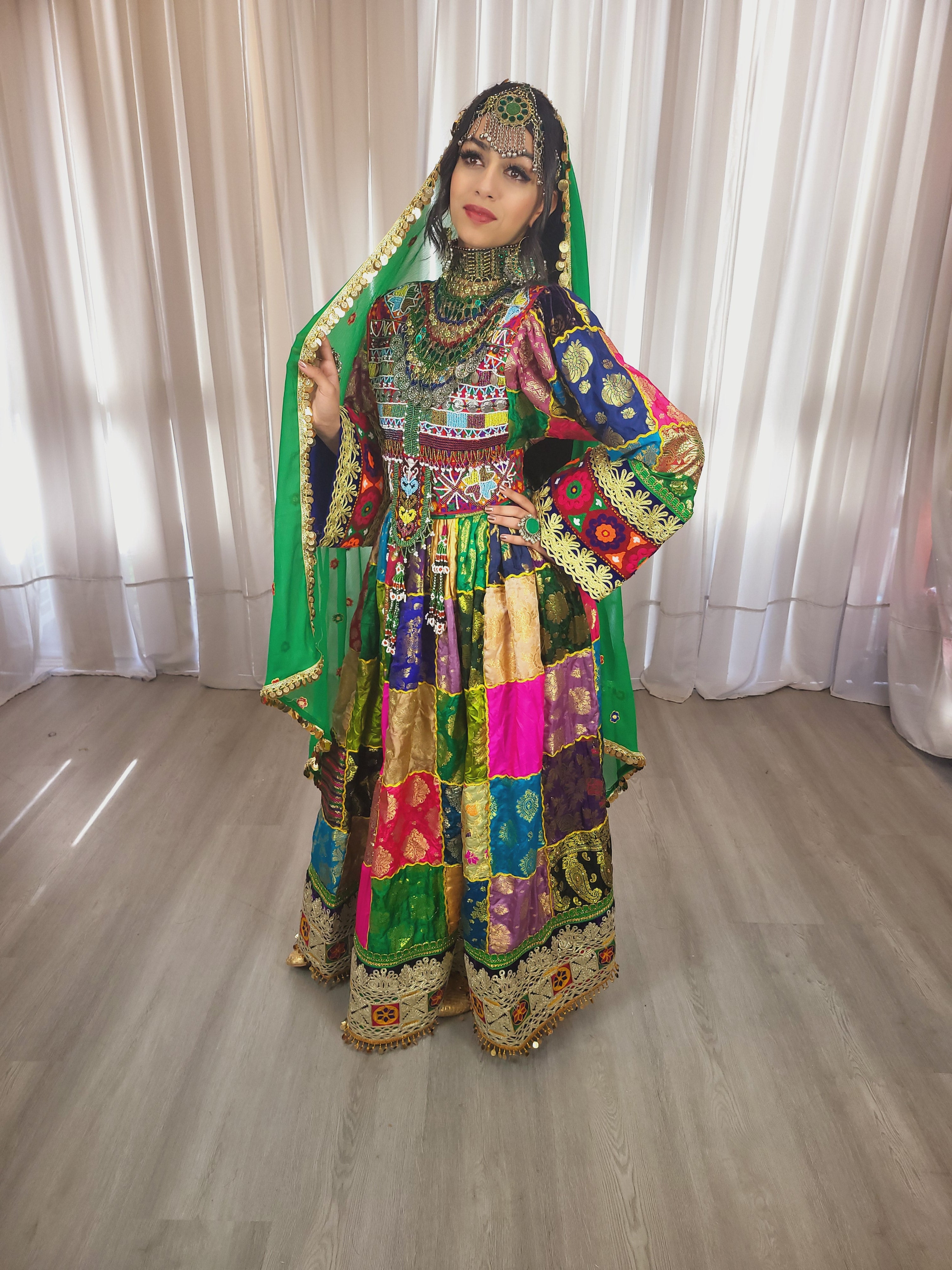 Multi Banaras Dress
