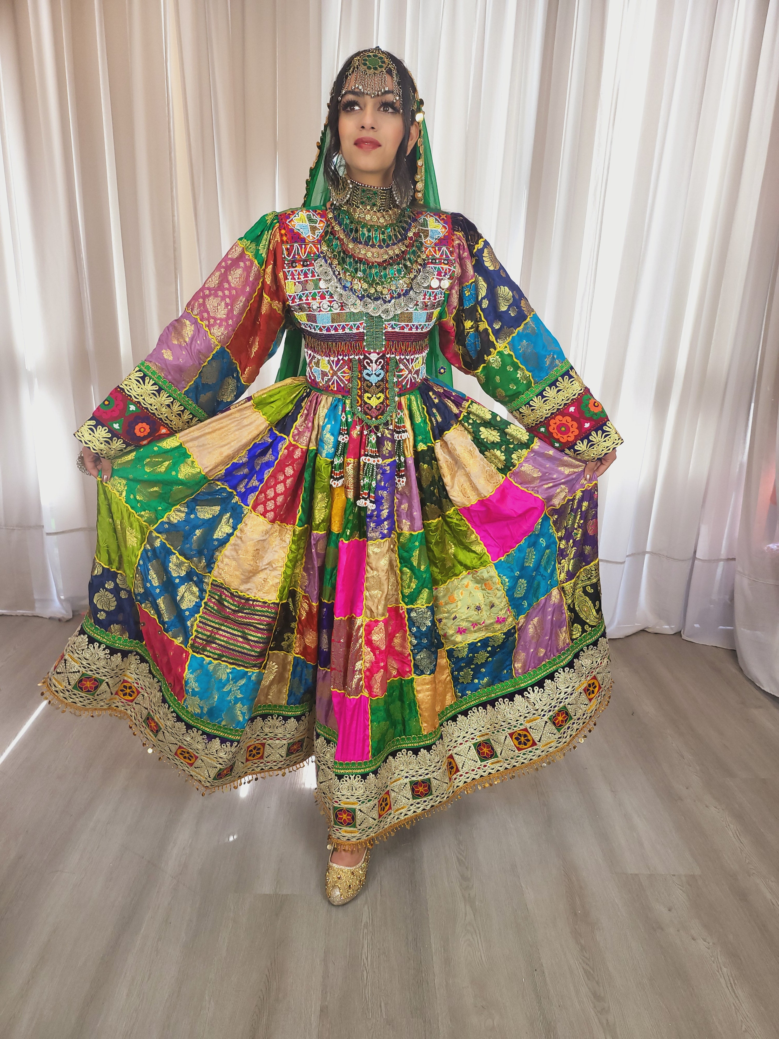 Multi Banaras Dress
