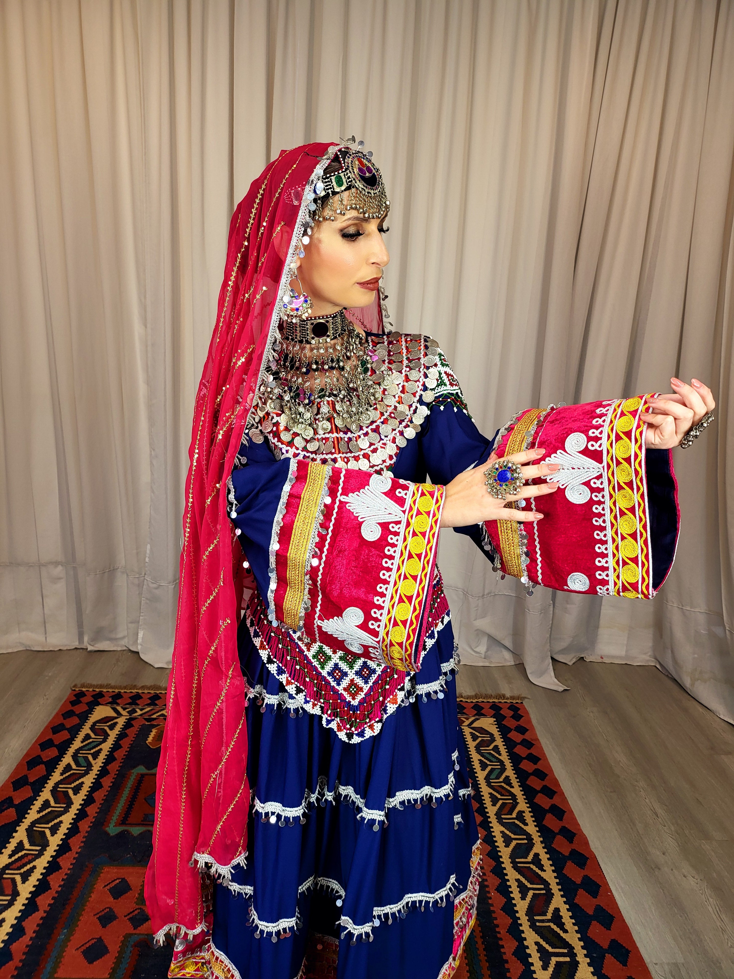 Navy Blue Coin Dress