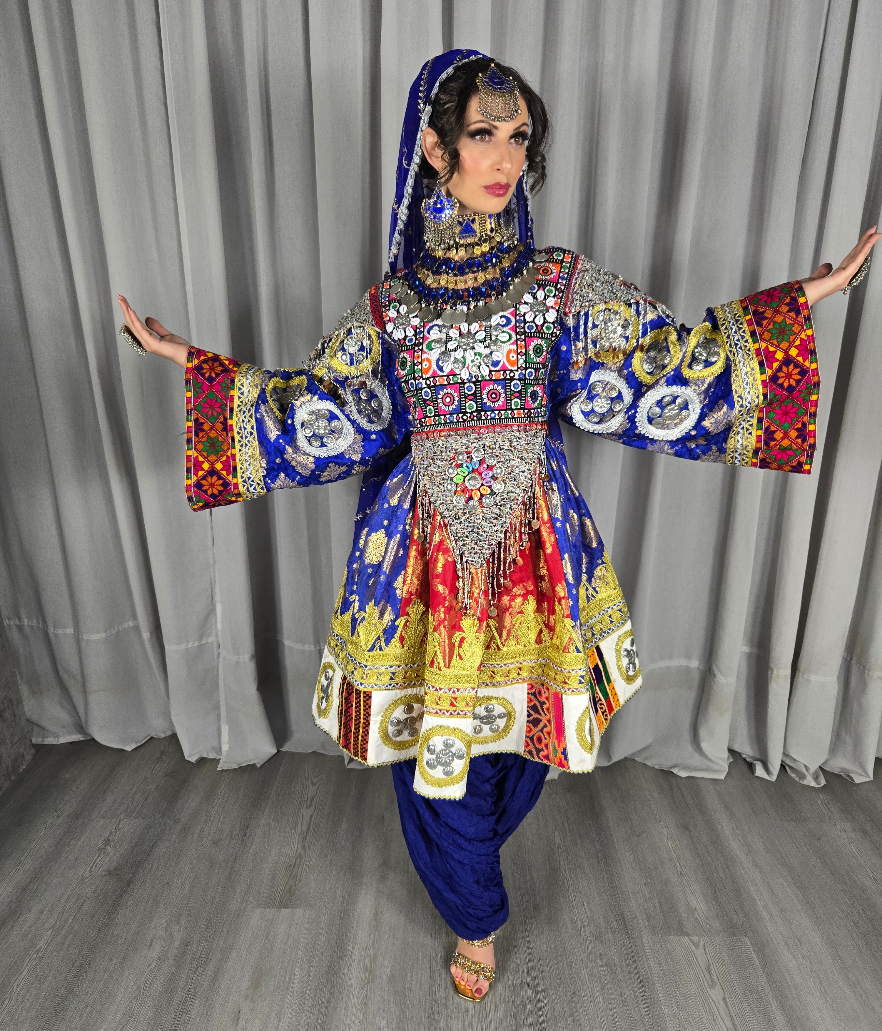 Plated Banaras Dress #2