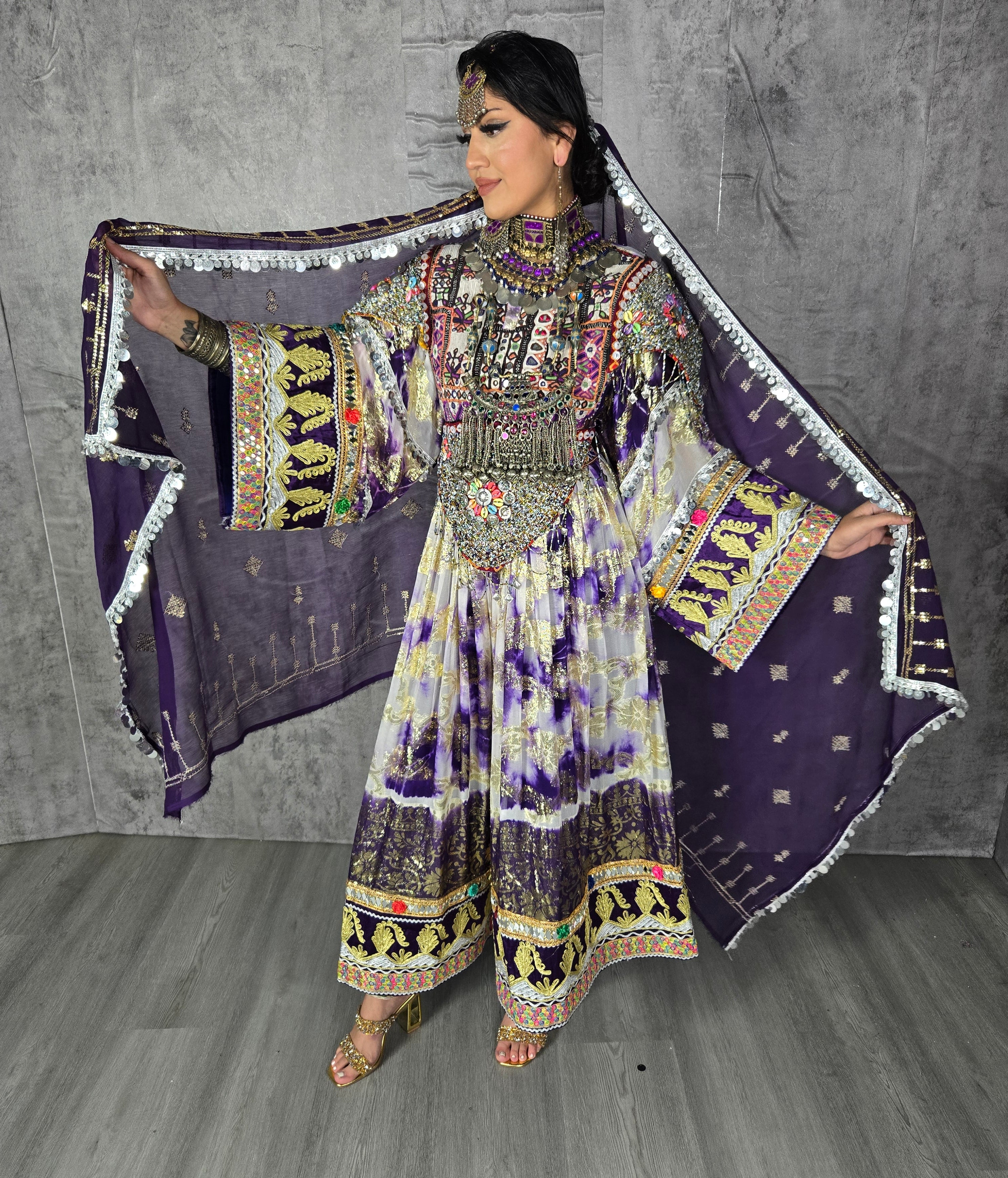 Purple Barosha Dress