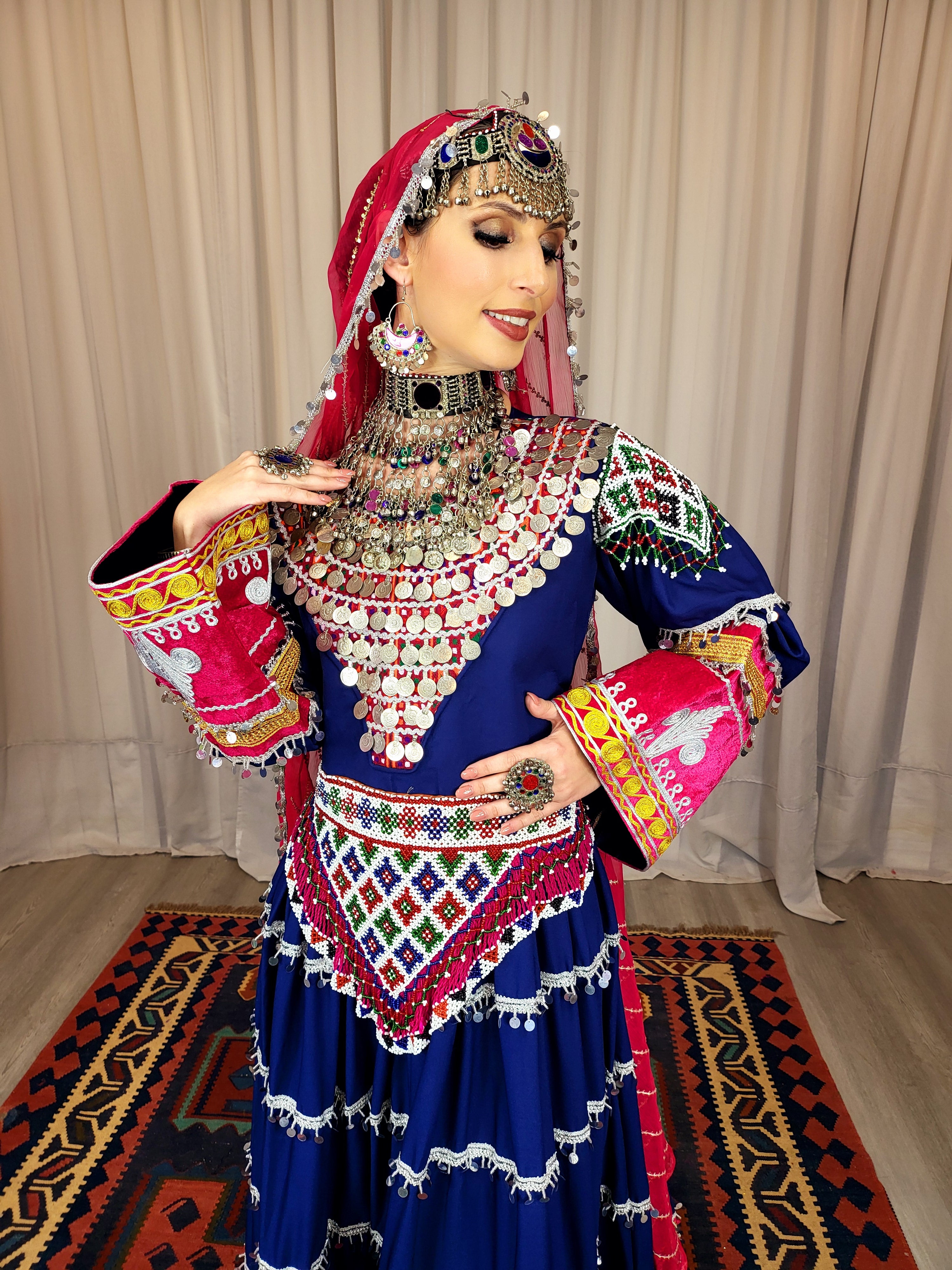 Navy Blue Coin Dress