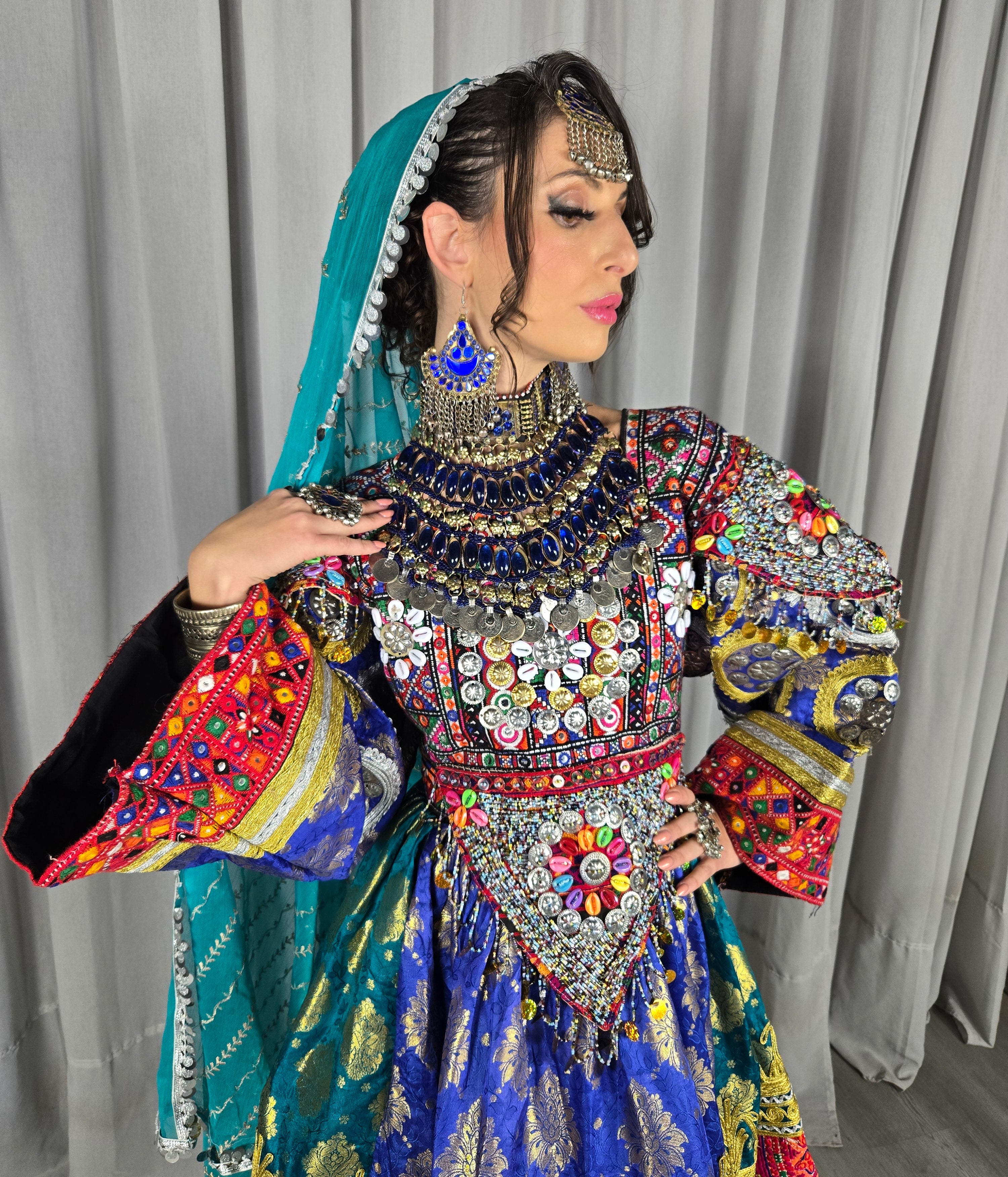 Plated Banaras Dress #5