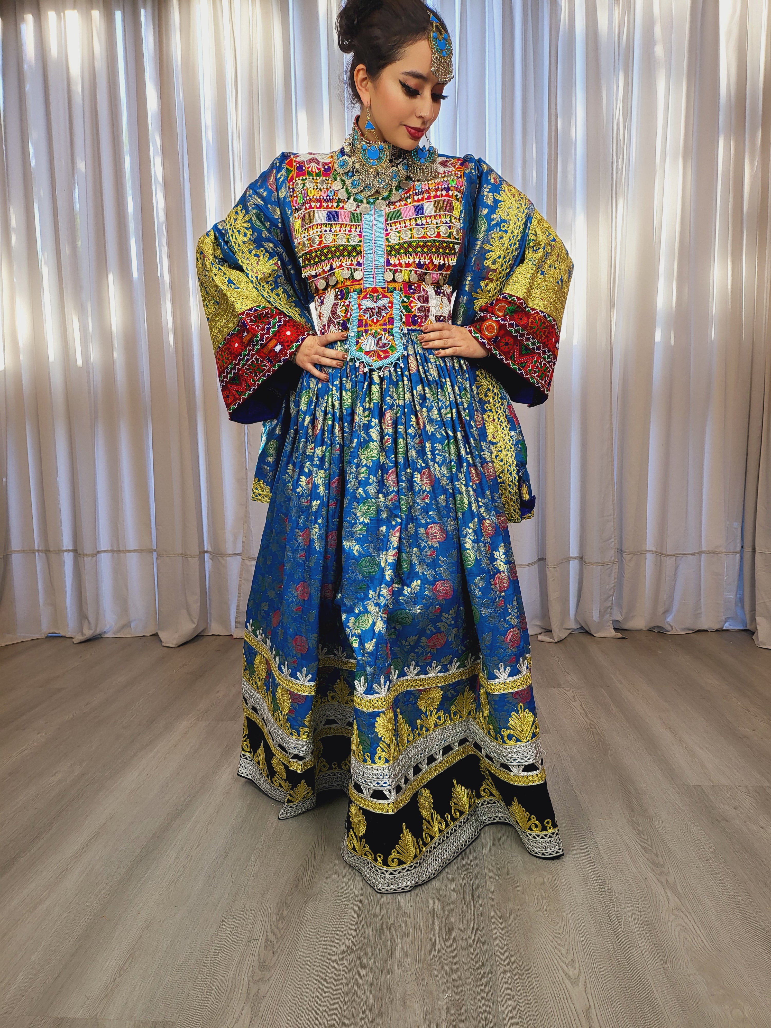 Zangali Banaras Dress