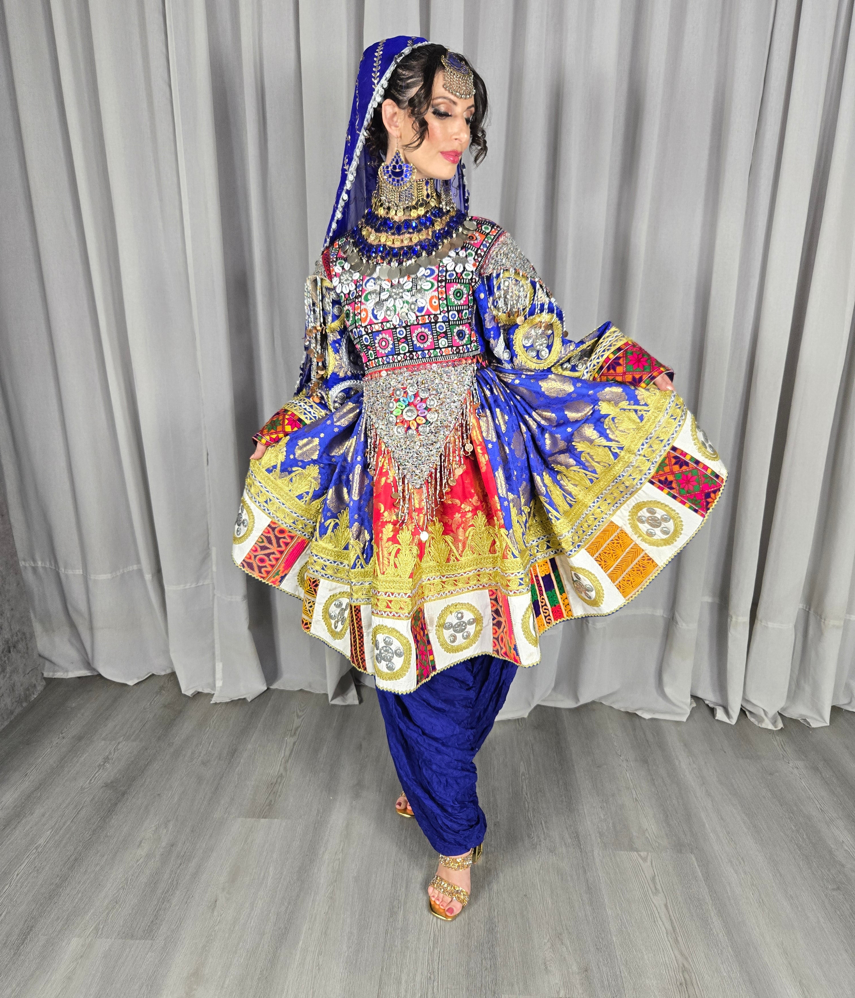 Plated Banaras Dress #2