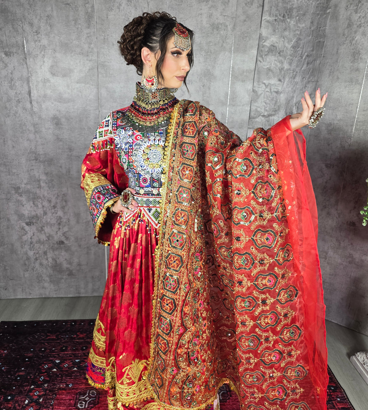 Sorkh Plate Dress