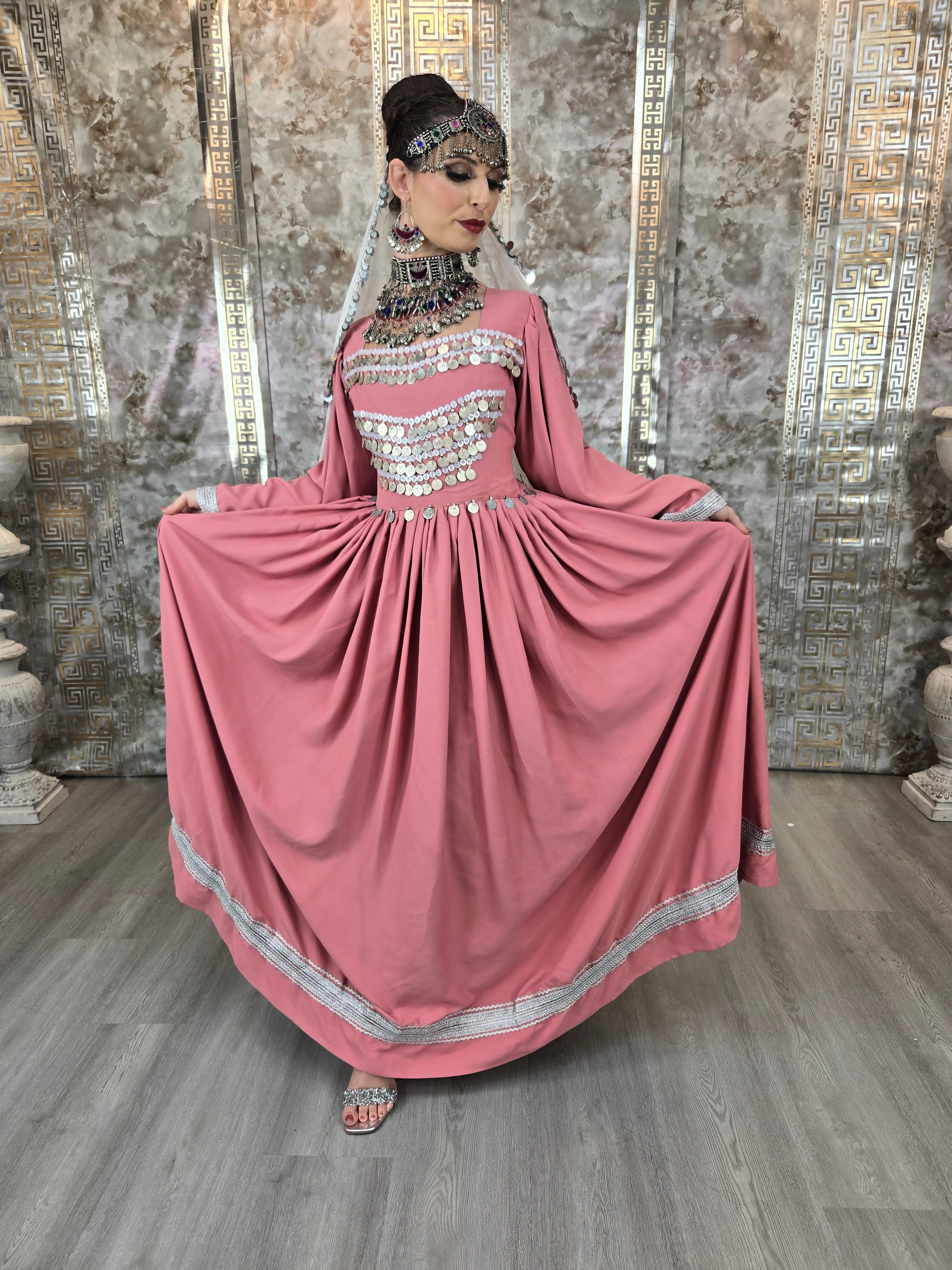 Light Pink Coin Dress