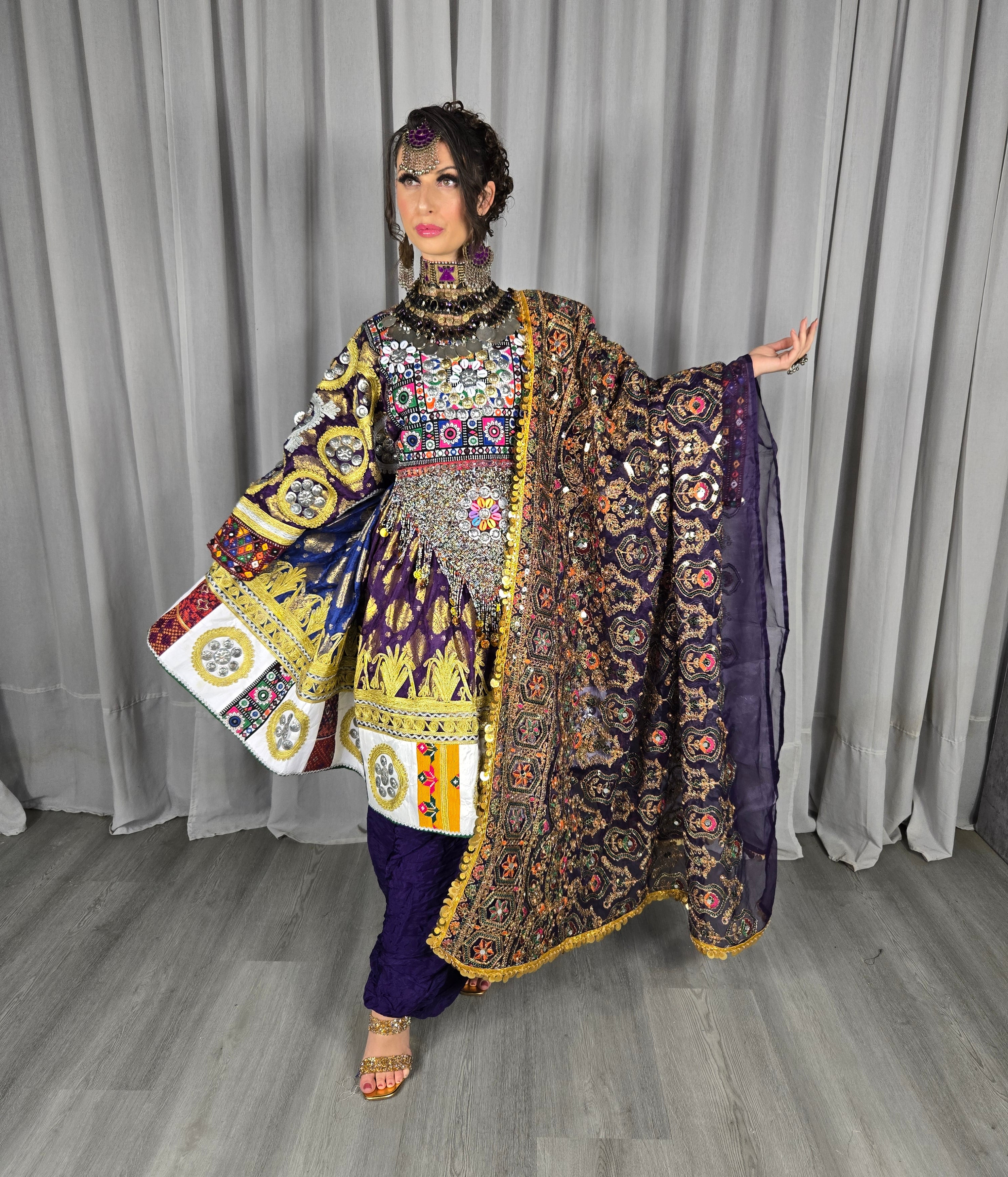 Plated Banaras Dress #7
