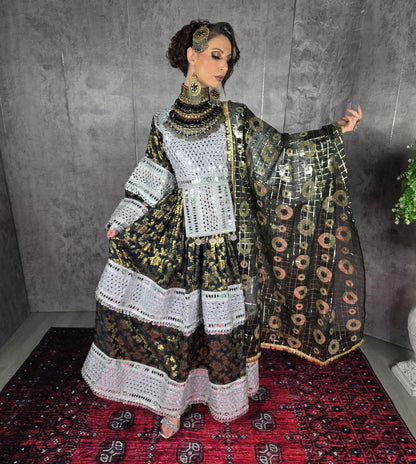 Banaras Mirror Dress