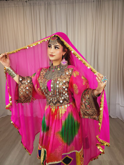Hot Pink Barosha Dress