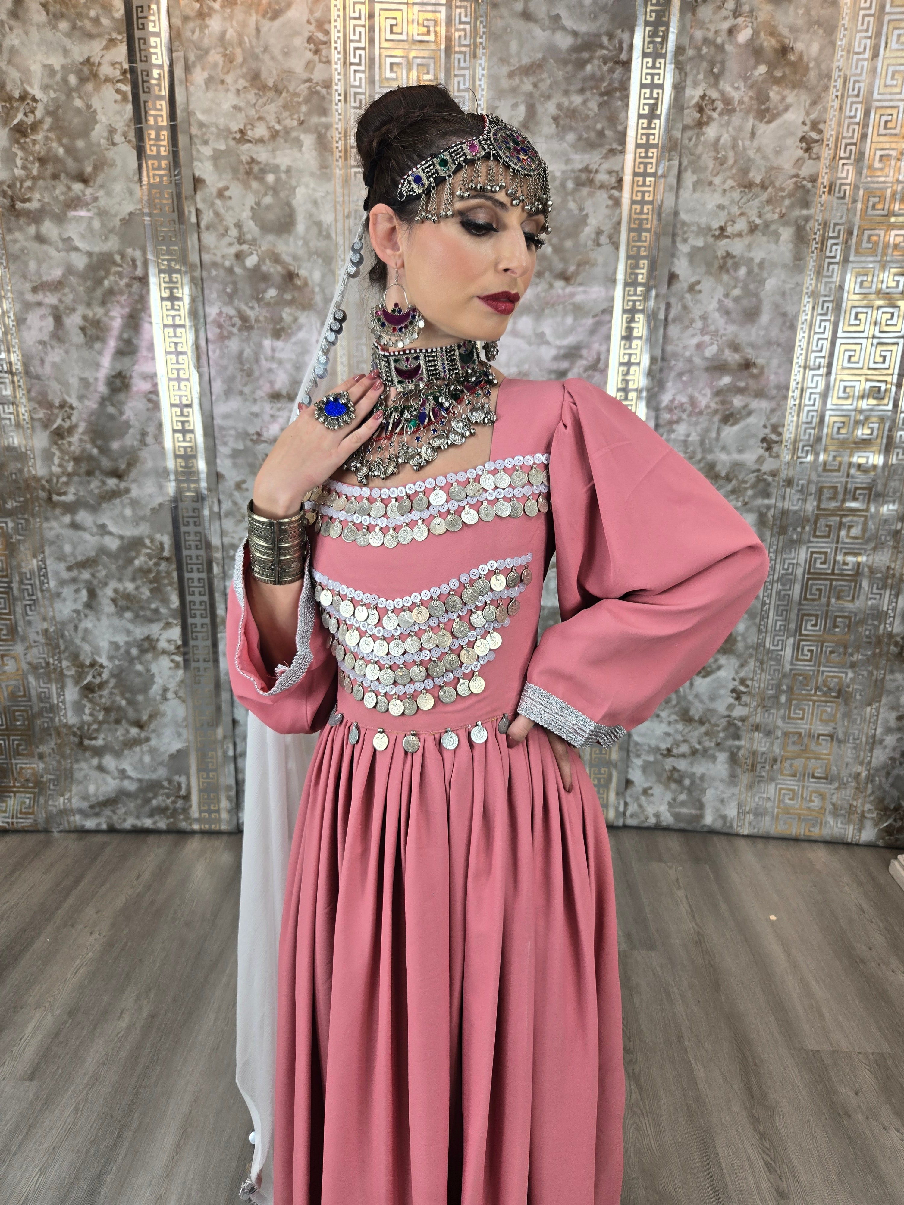 Light Pink Coin Dress