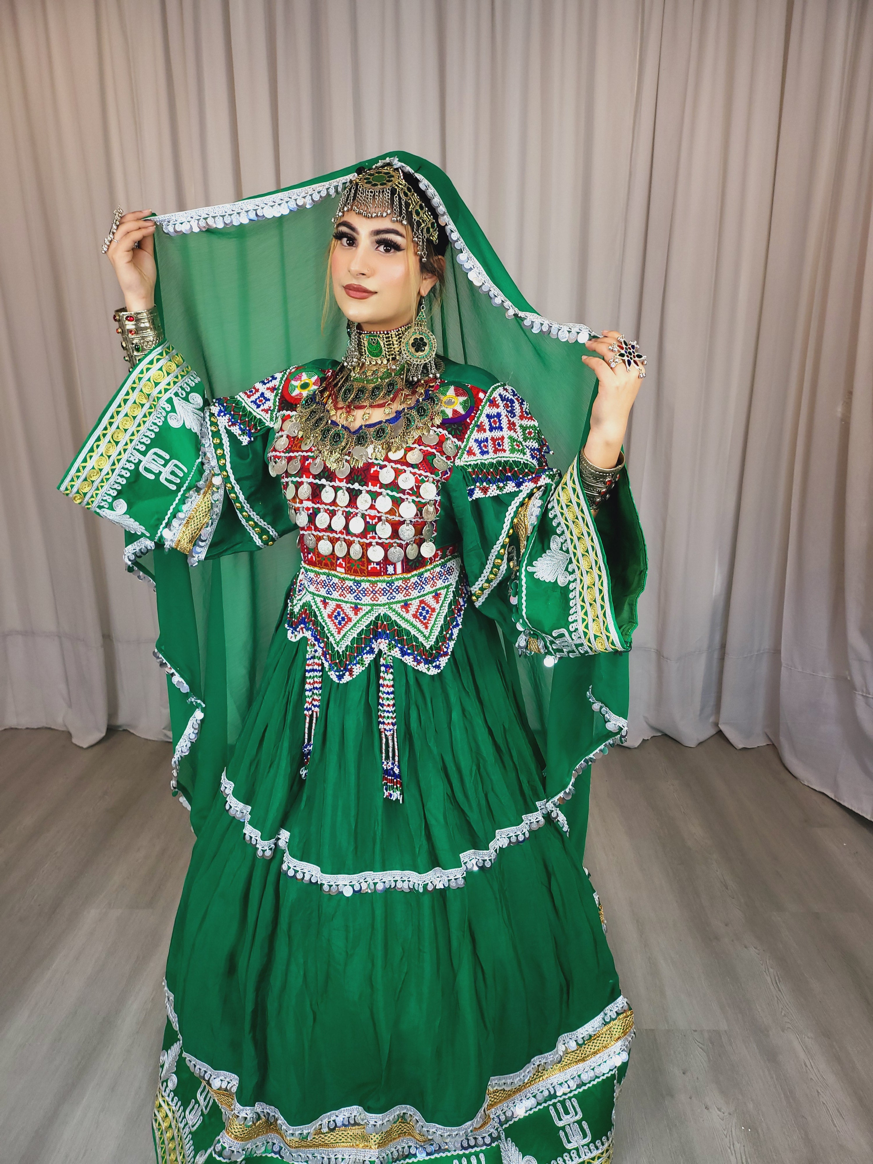 Green Sikka Dress