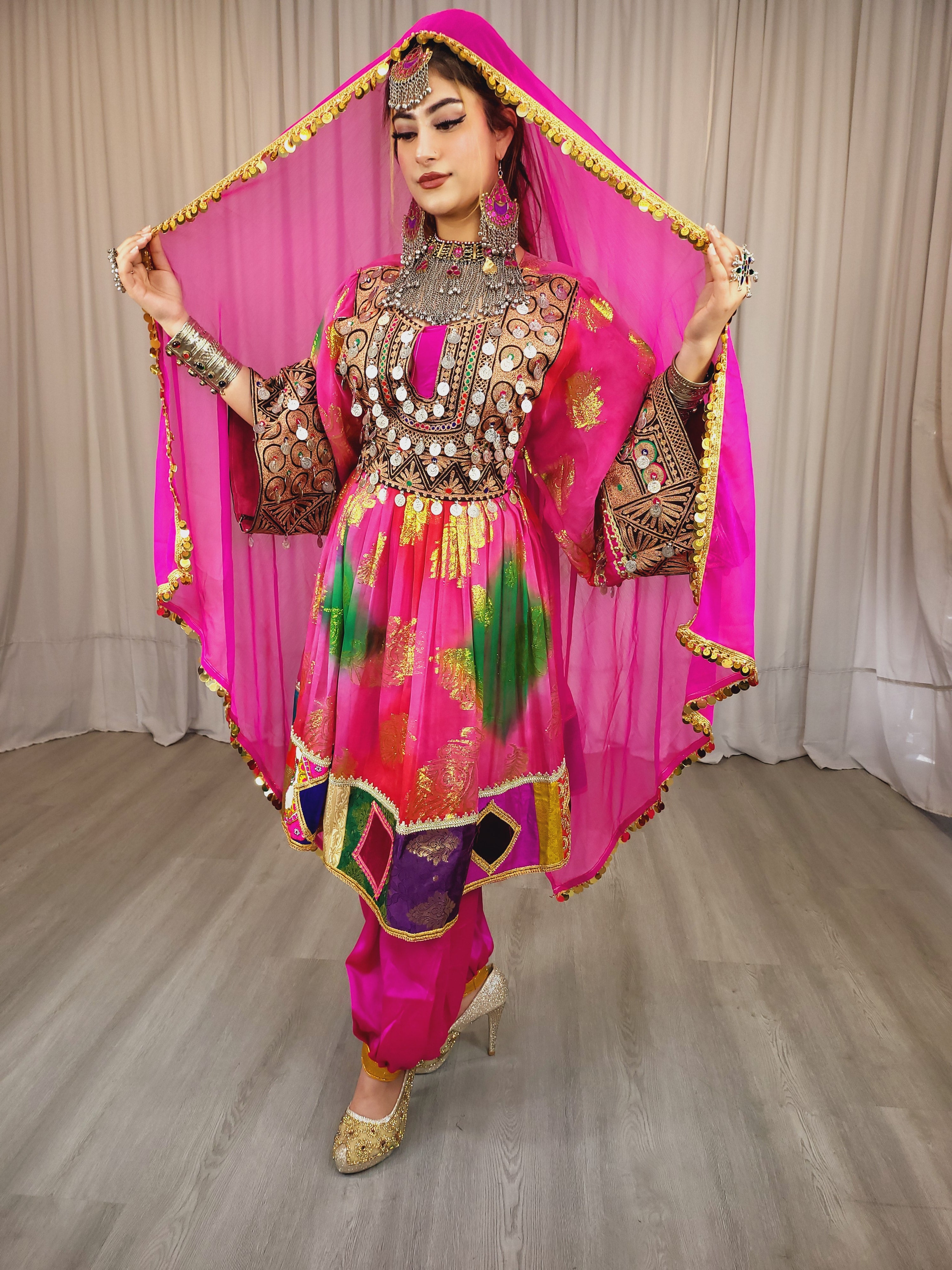 Hot Pink Barosha Dress