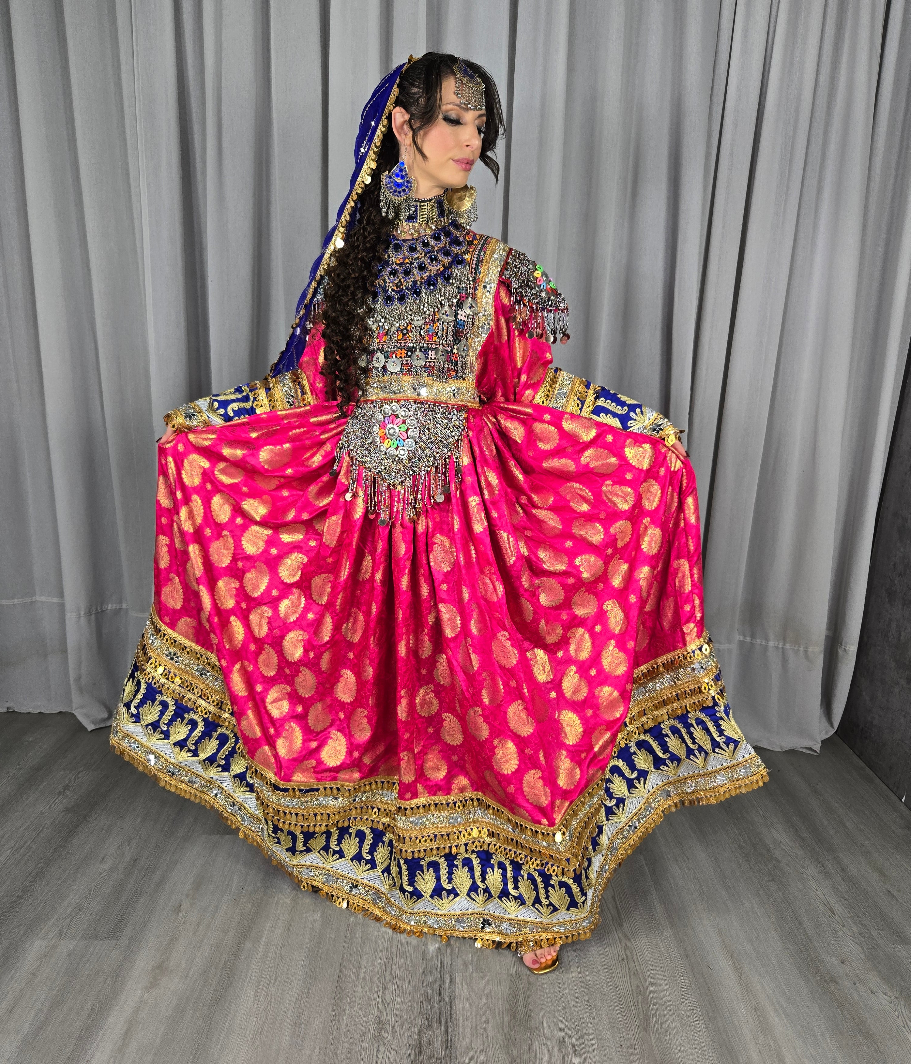 Pink Banaras Dress