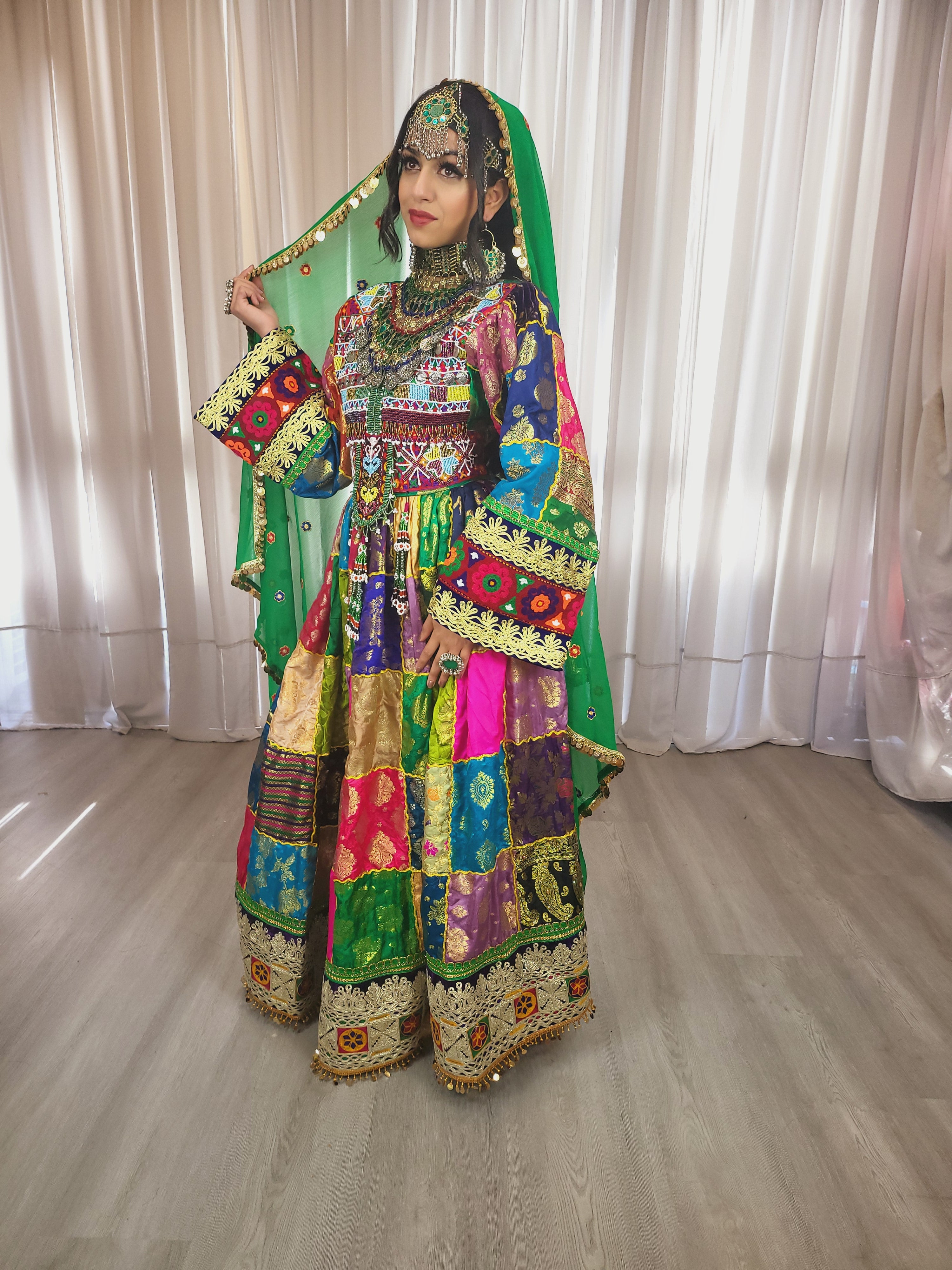 Multi Banaras Dress