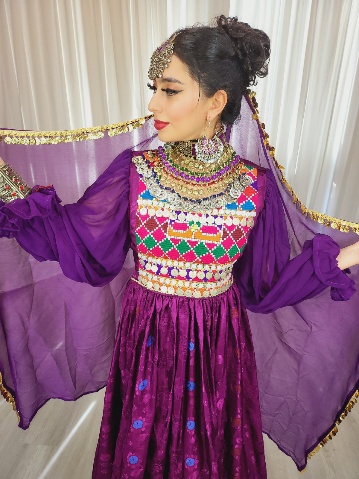 Purple Gule Bakhmal