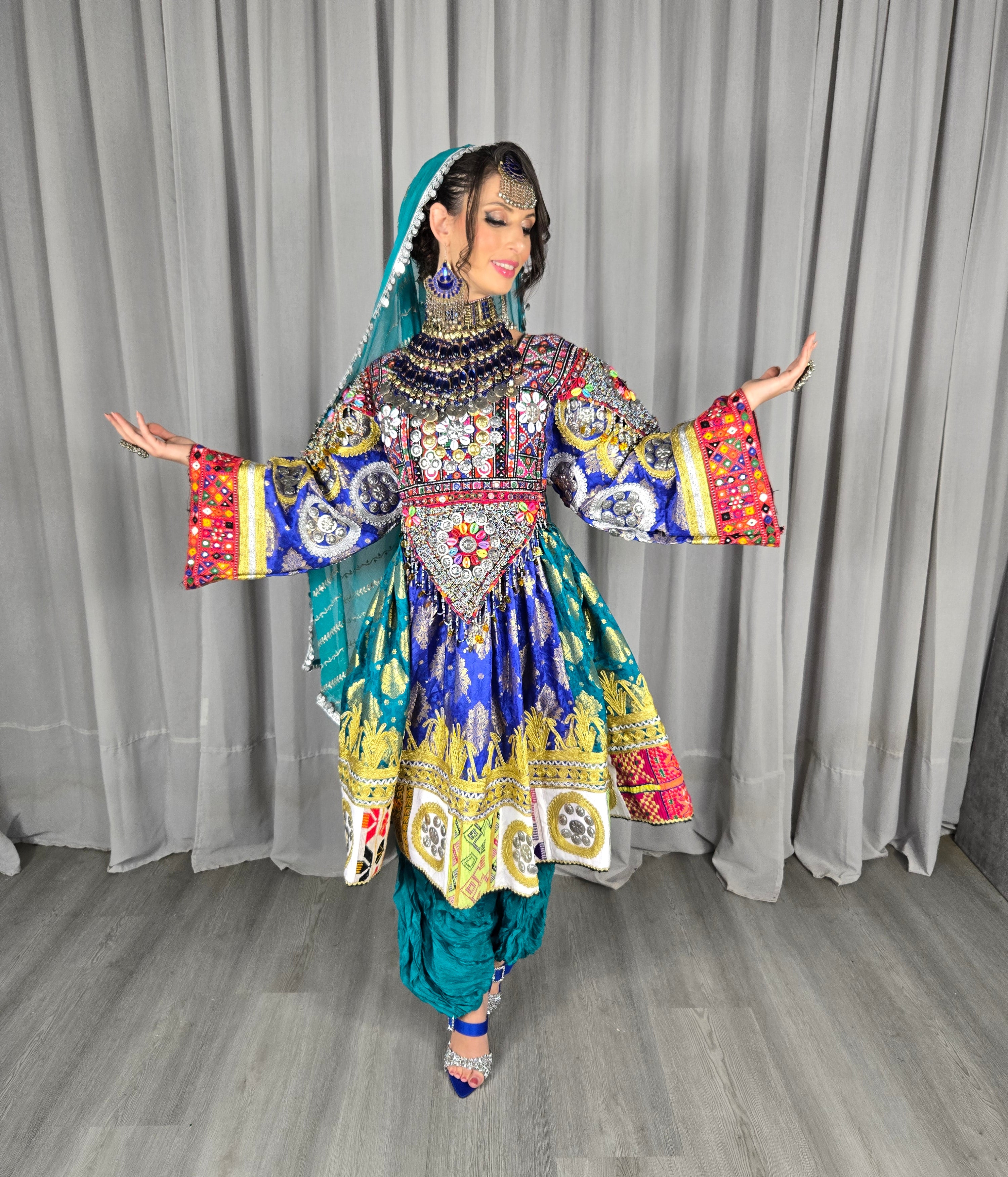 Plated Banaras Dress #5