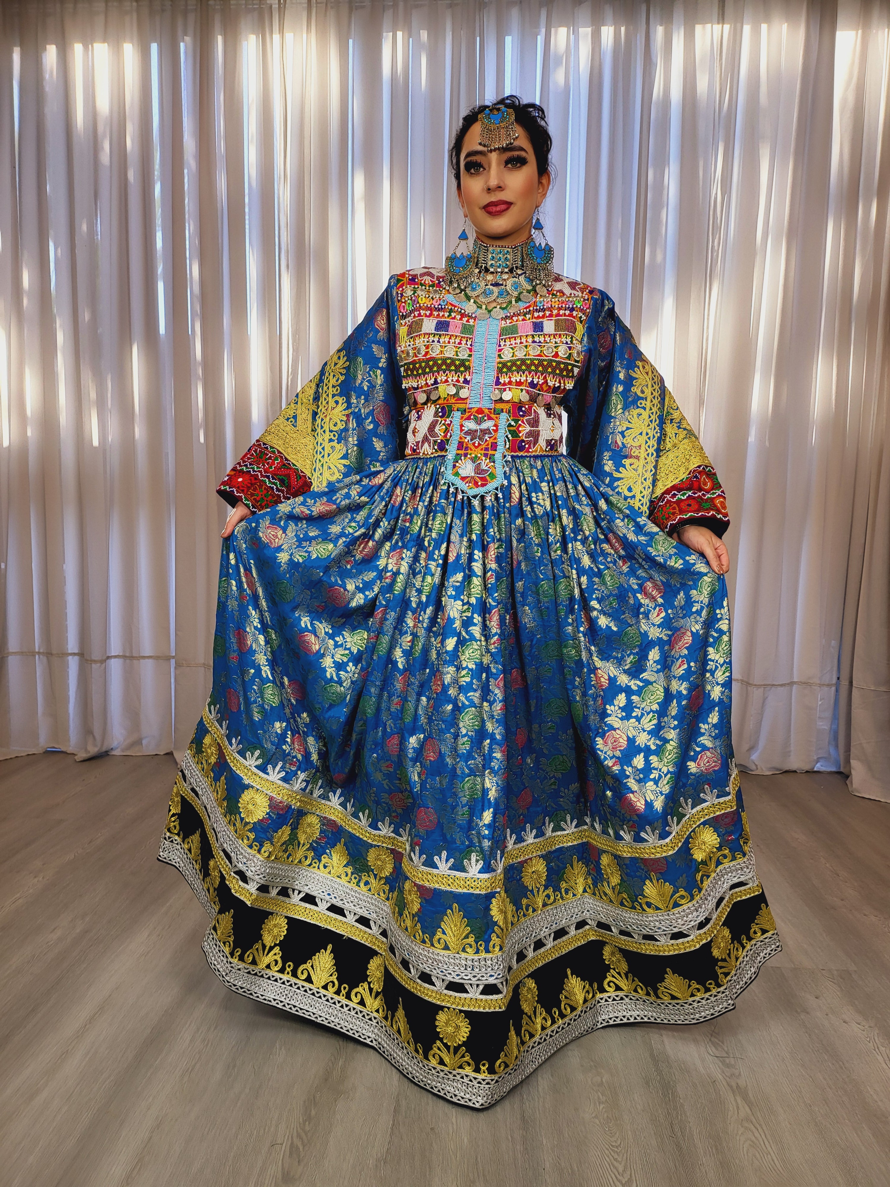 Zangali Banaras Dress