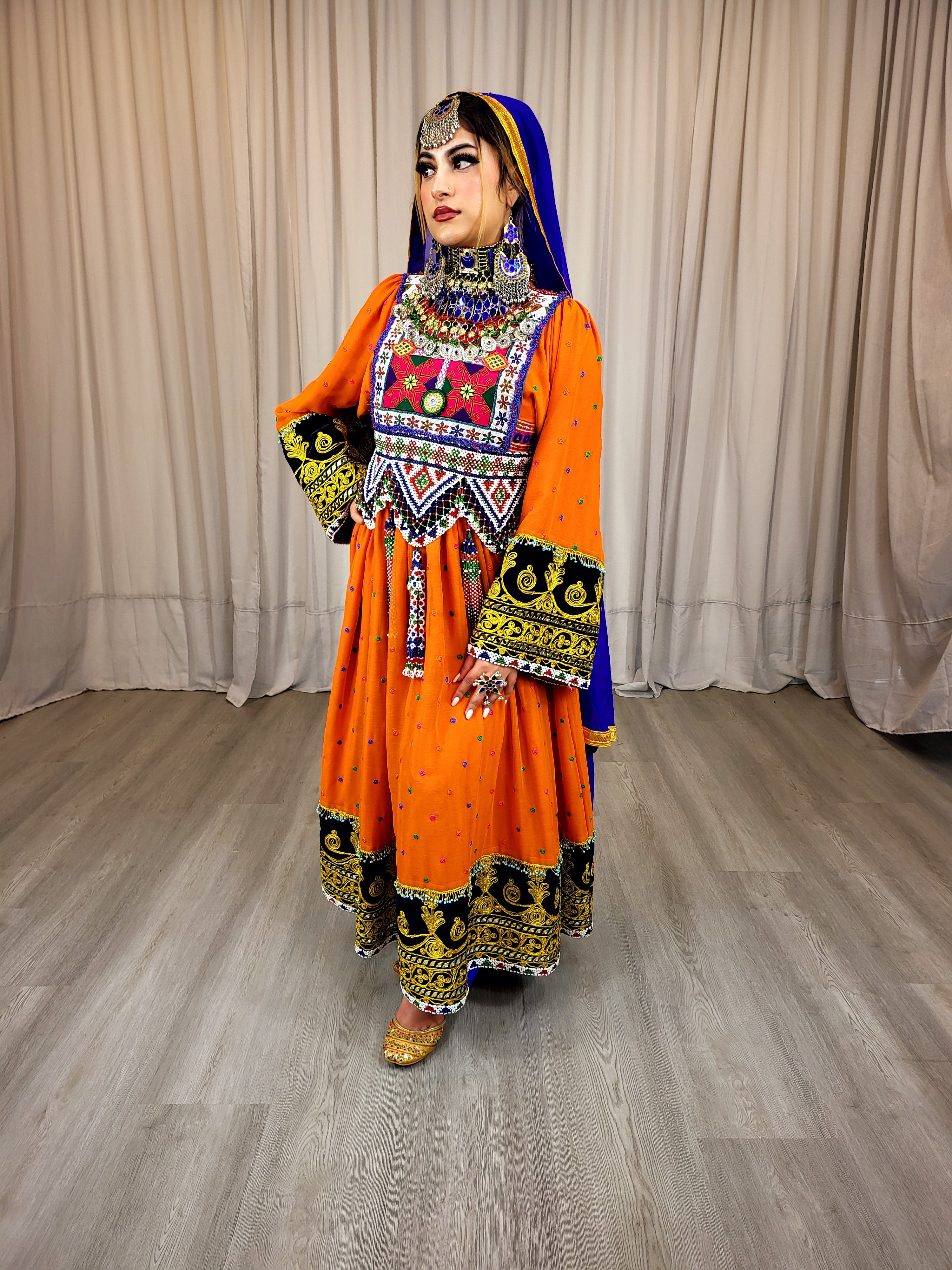 Jama Narenj Dress