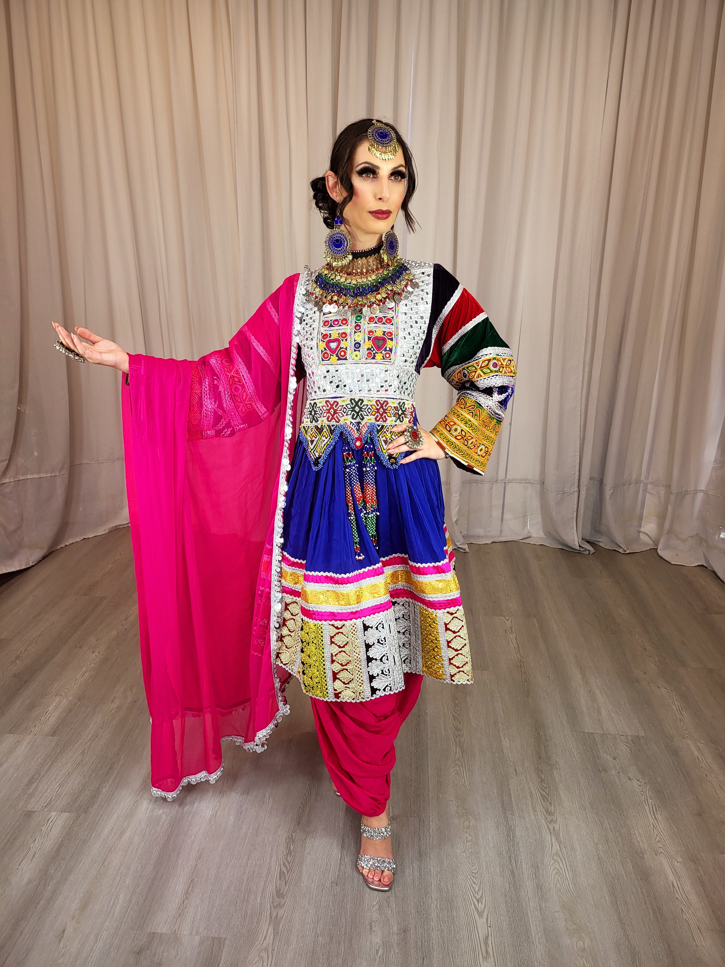 Blue Laila Meten Dress