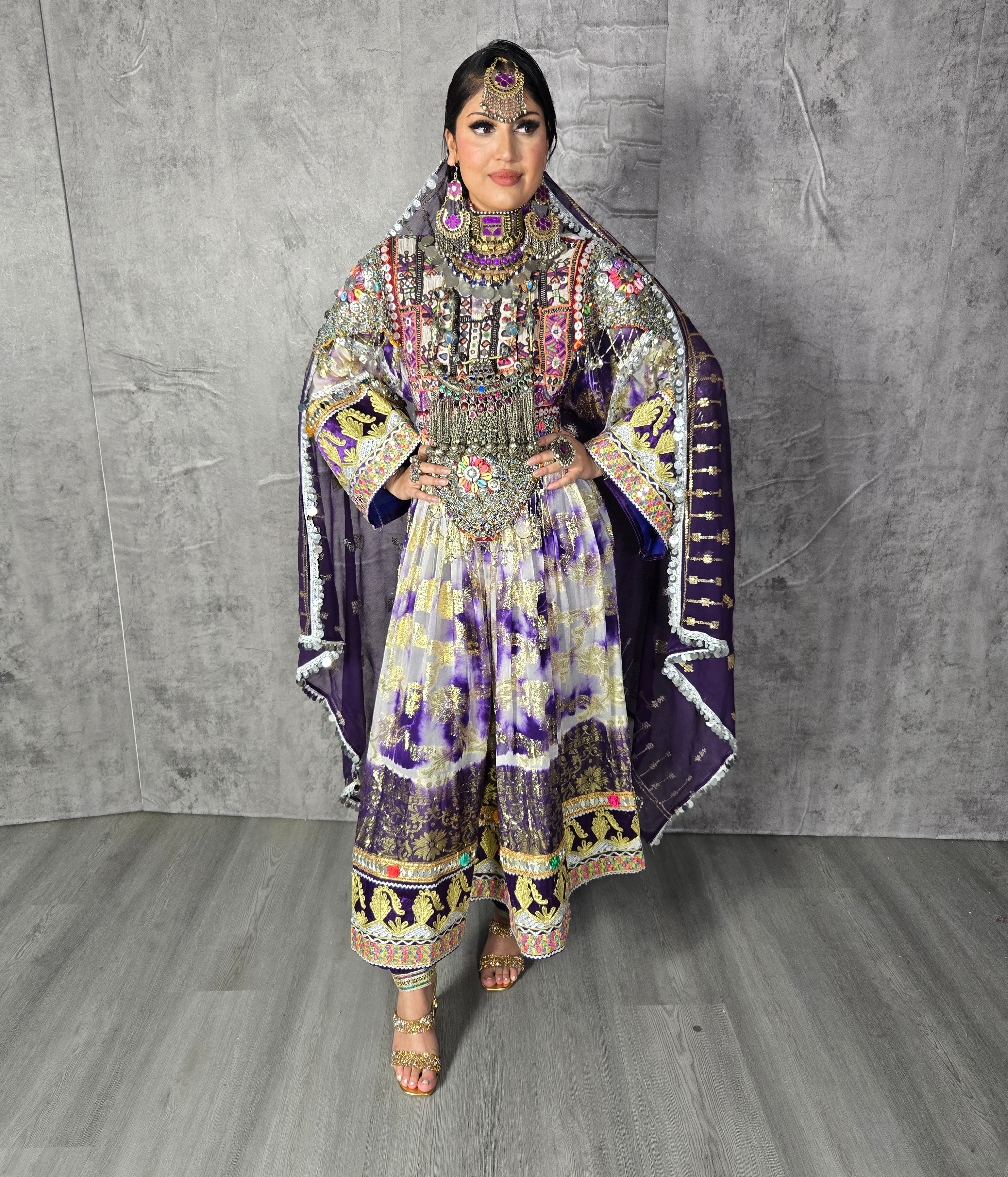 Purple Barosha Dress