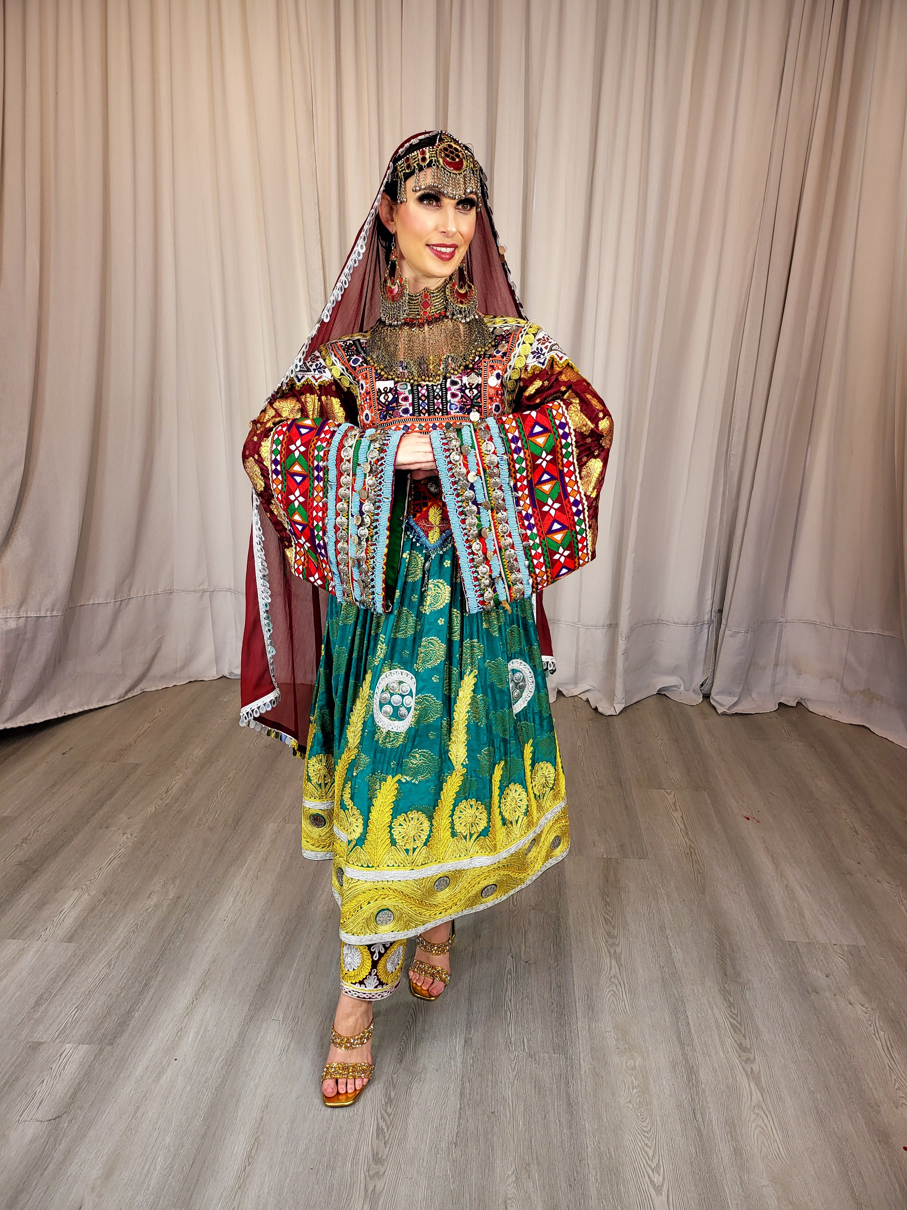 Zangali Maroon Dress