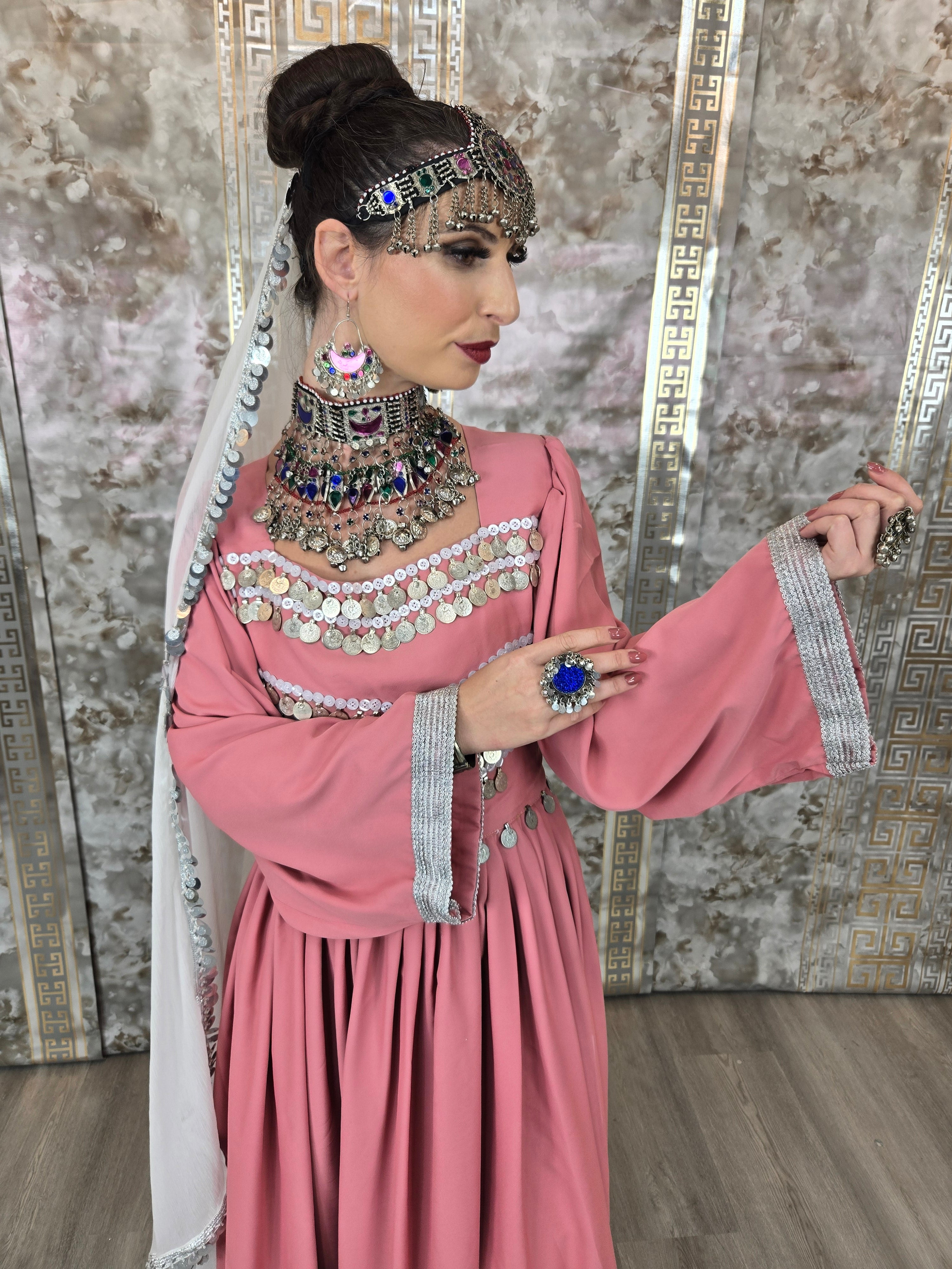 Light Pink Coin Dress